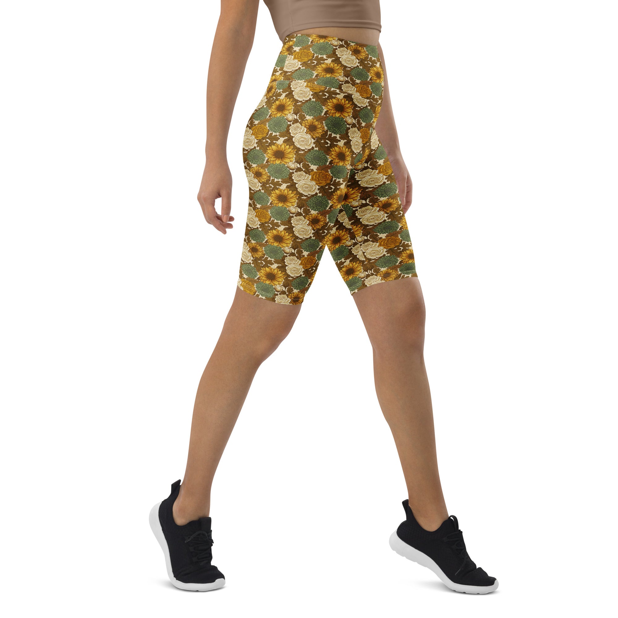 Virgo Harvest Botanical Bike Shorts | GearBunch
