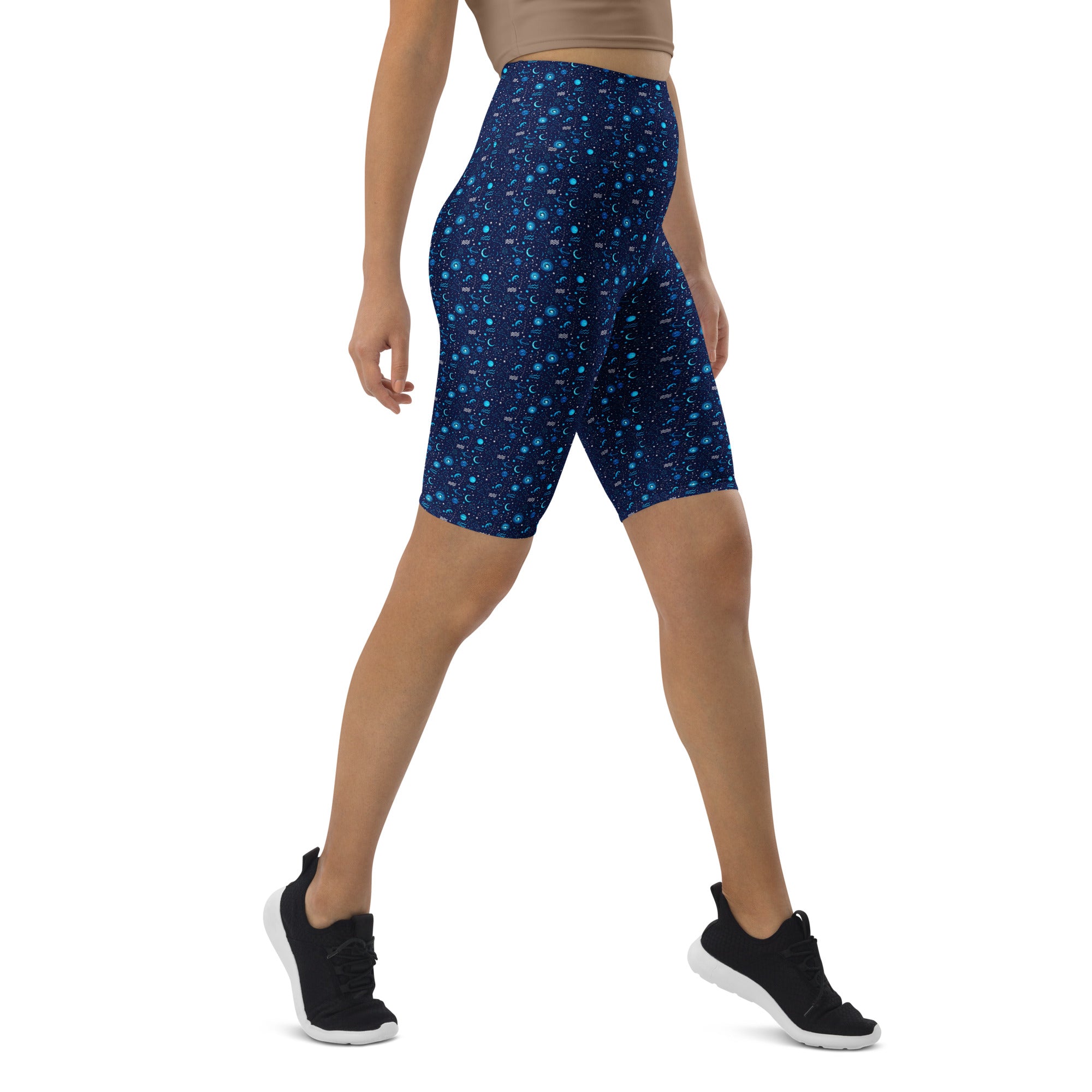 Aquarius Celestial Bike Shorts | GearBunch