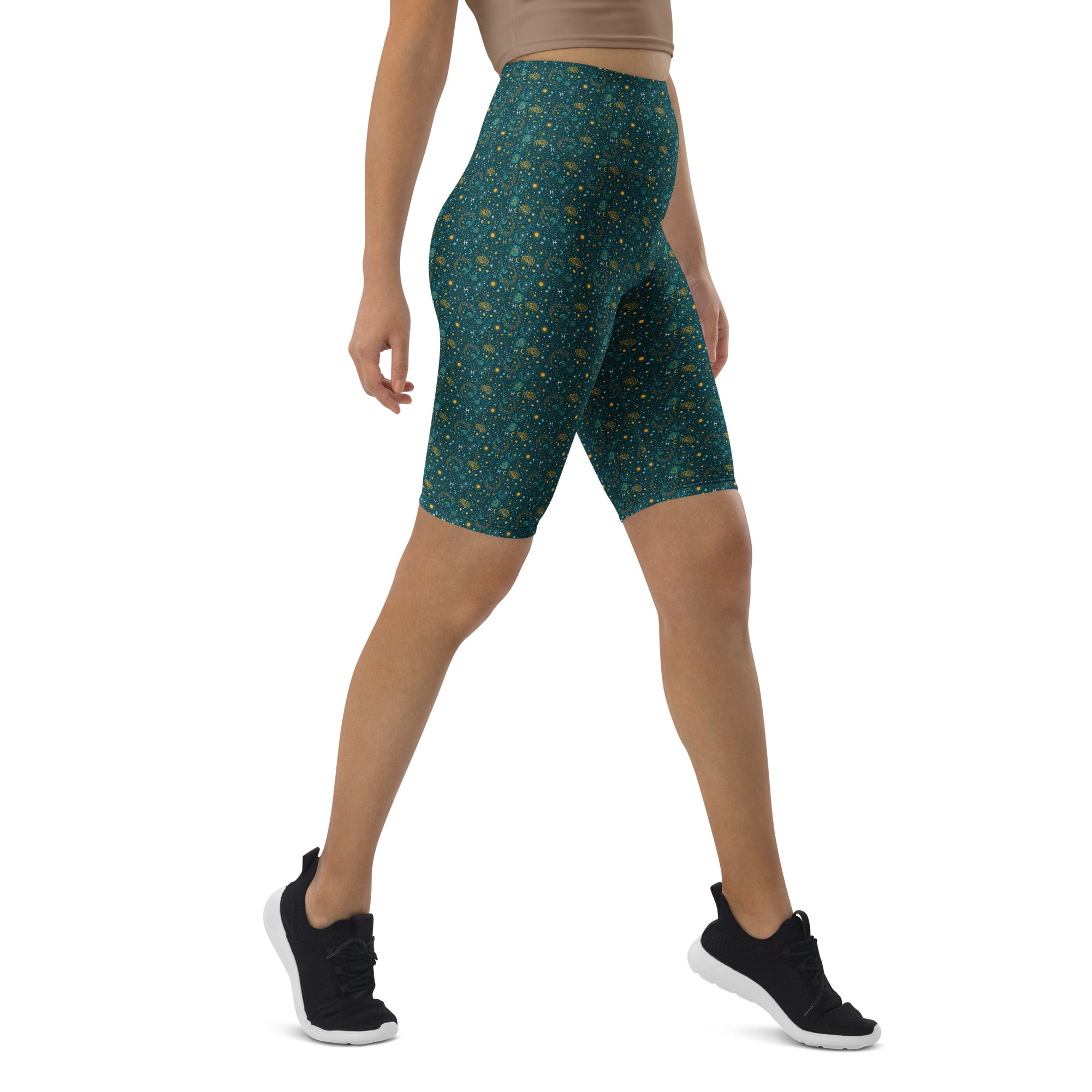 Pisces Celestial Bike Shorts | GearBunch