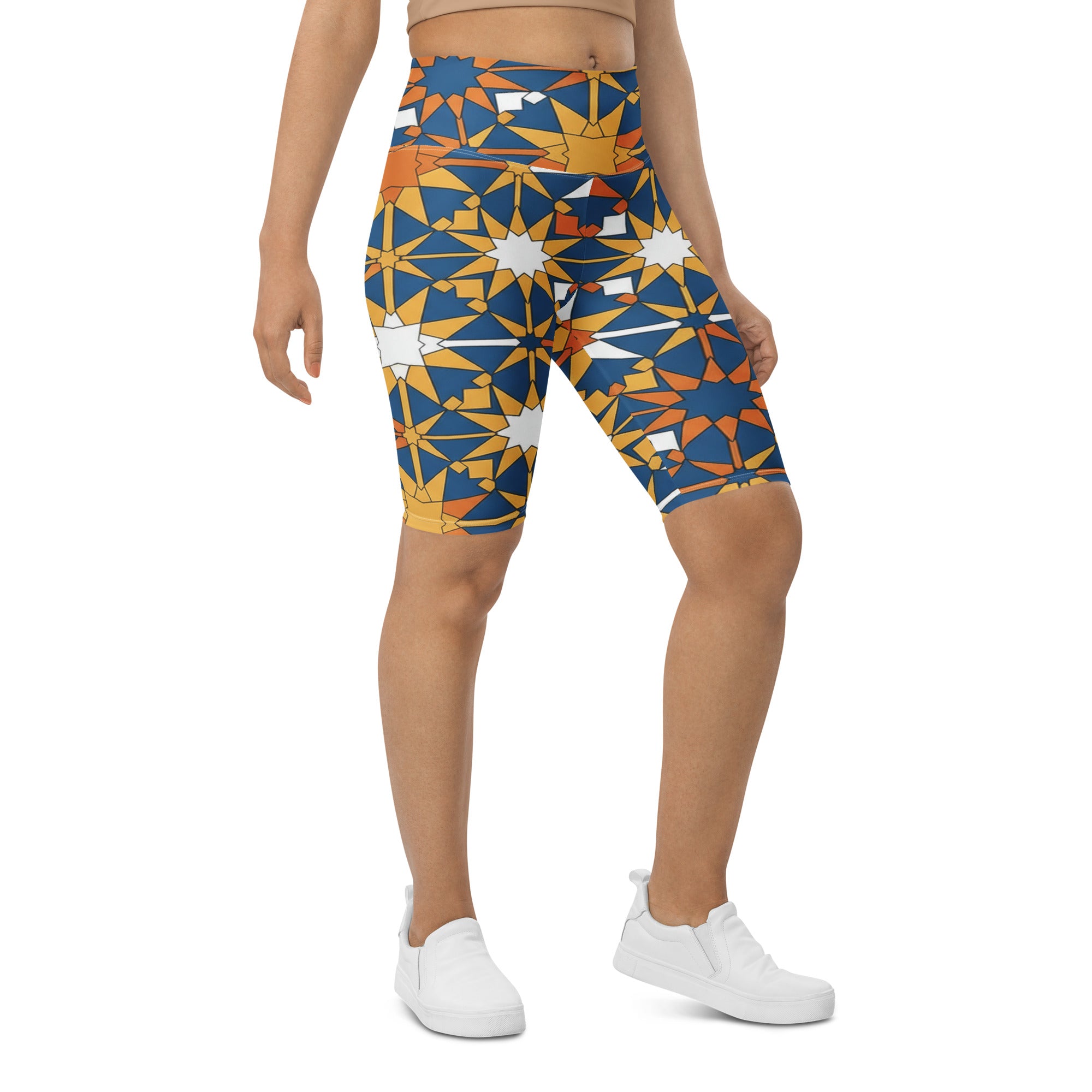 Zellige Ocean Sunset Bike Shorts | GearBunch