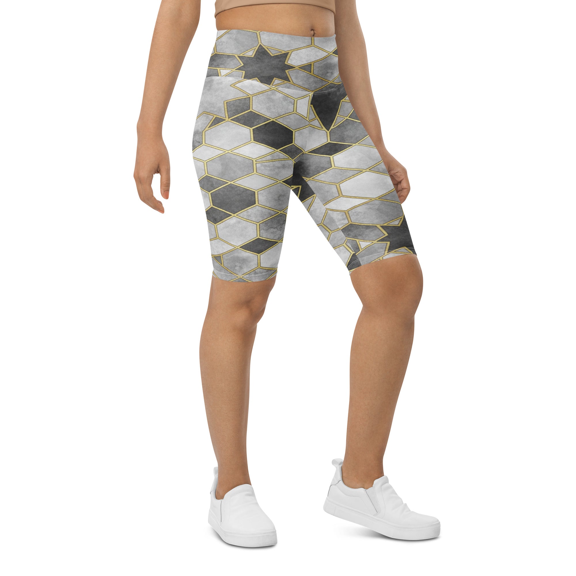 Monochrome Luxe Bike Shorts | GearBunch