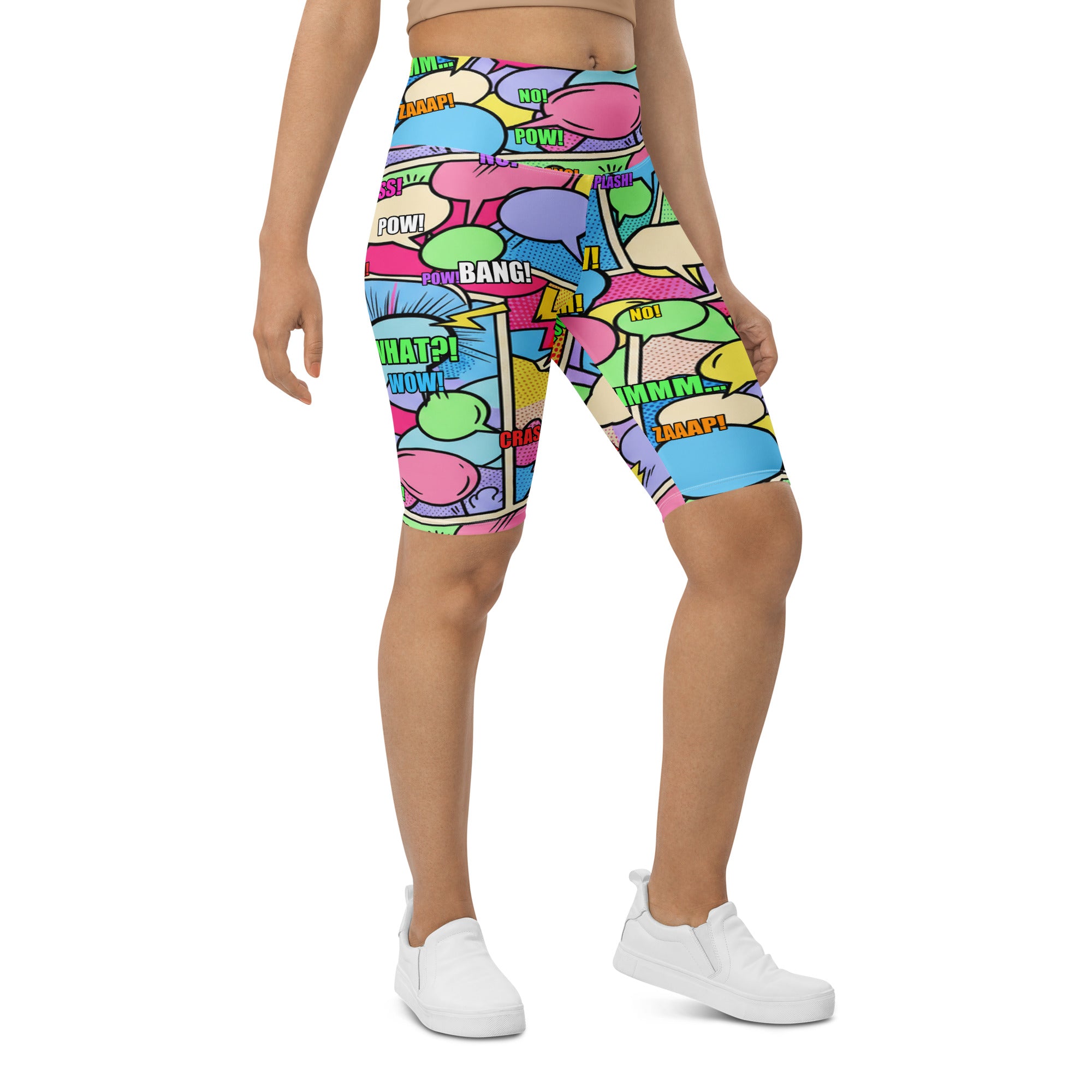 Comic Pop Candy Pastel Bike Shorts | GearBunch