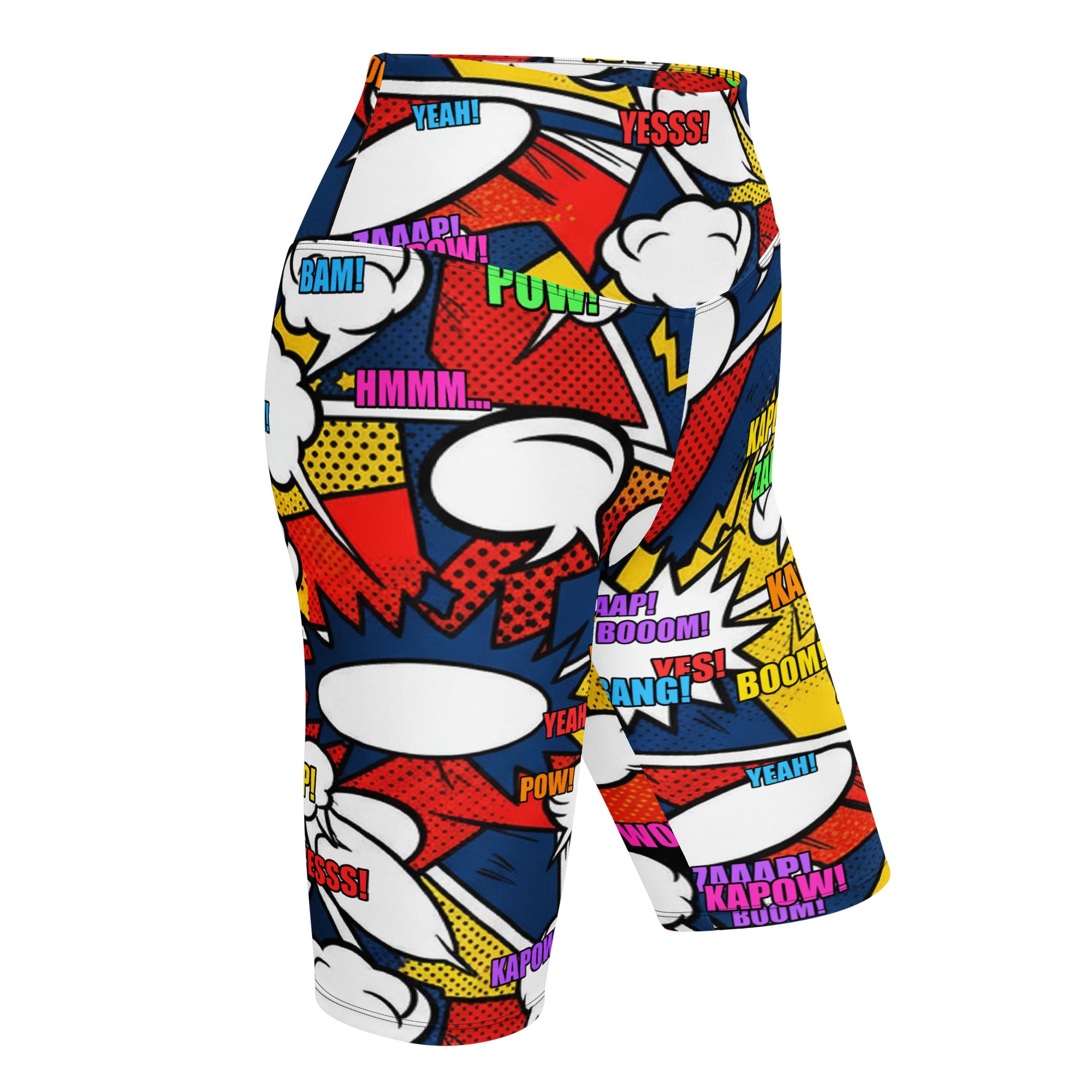 Comic Strip Thunder Punch Bike Shorts | GearBunch