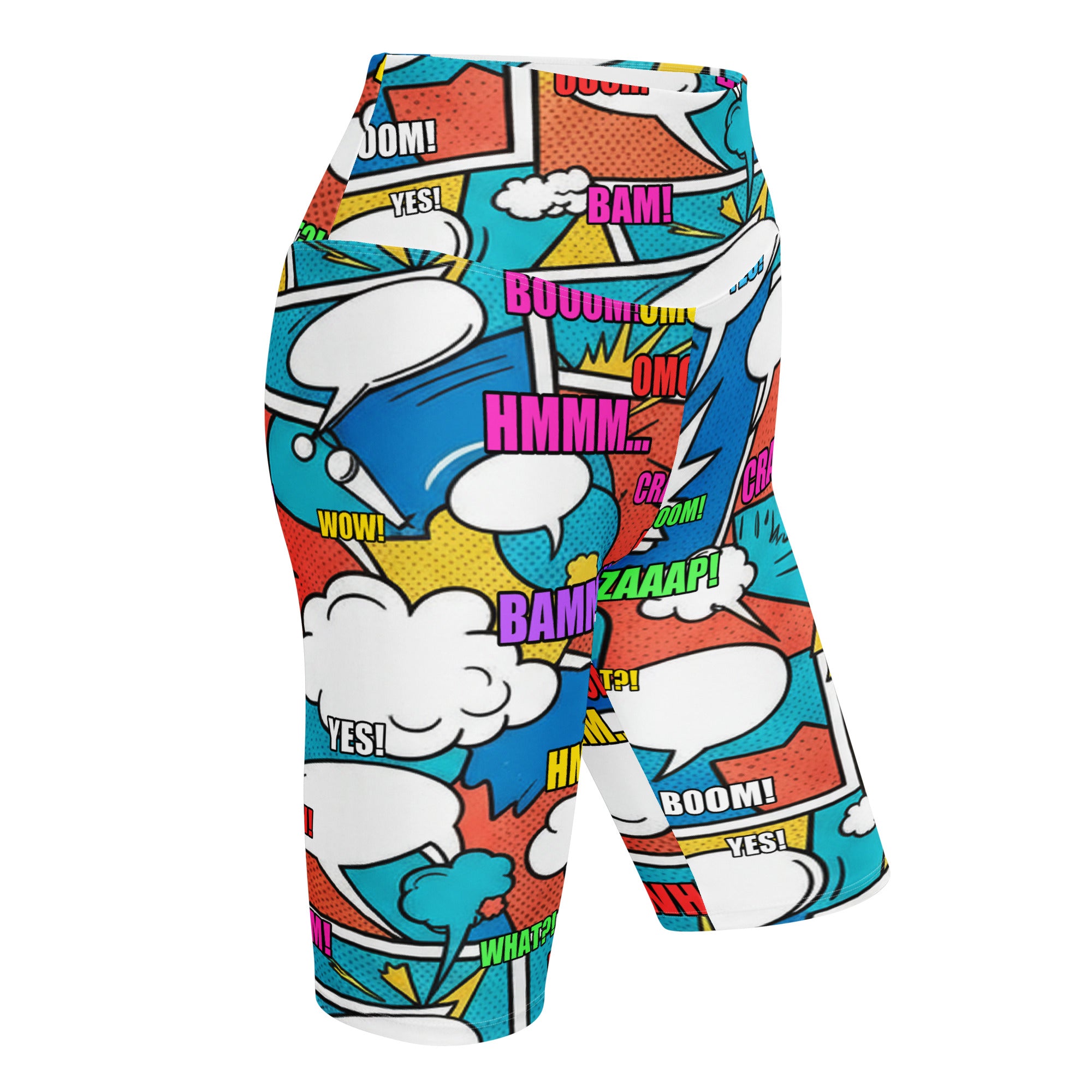 Comic Strip Surf Kapow Bike Shorts | GearBunch