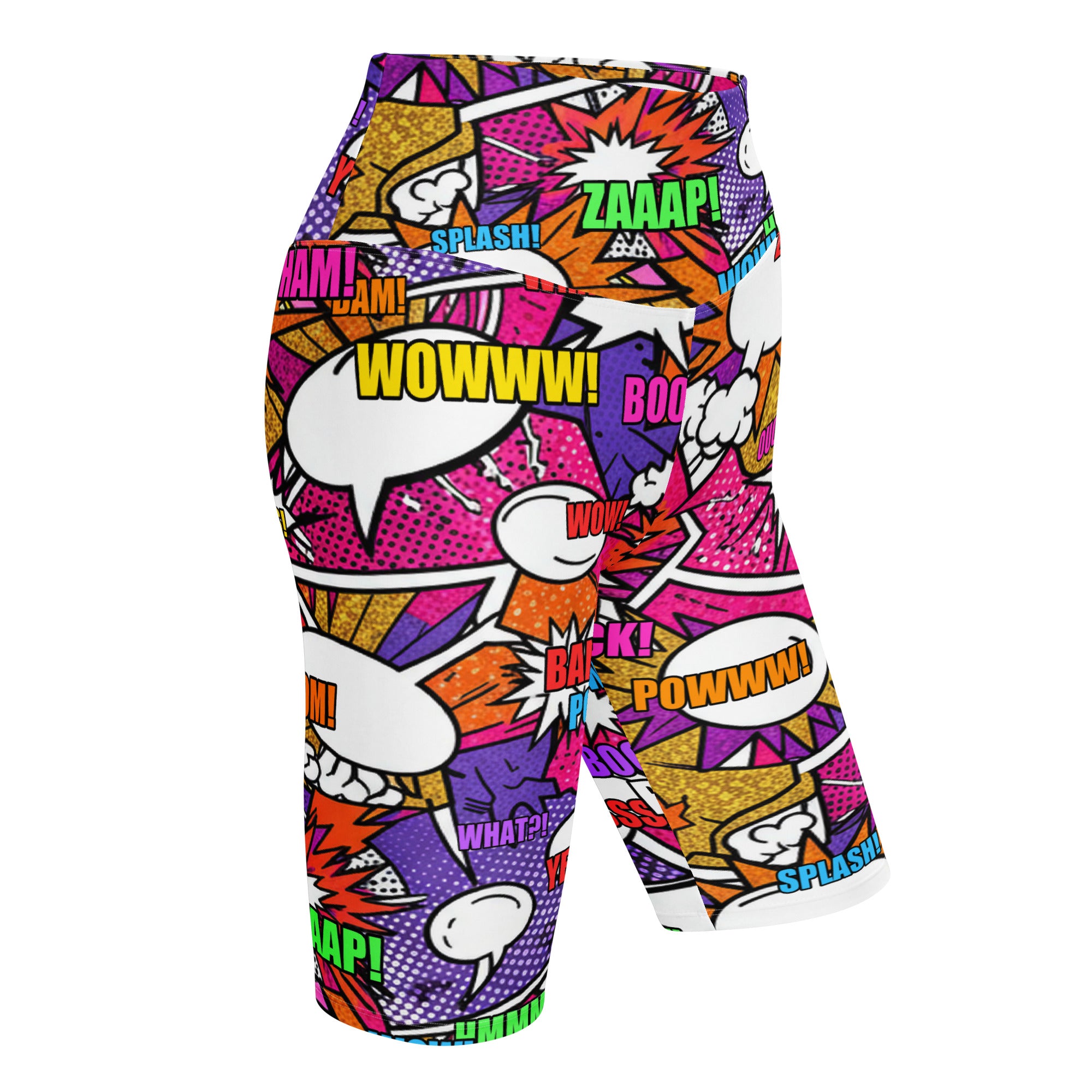 Comic Strip Disco Funk Bike Shorts | GearBunch