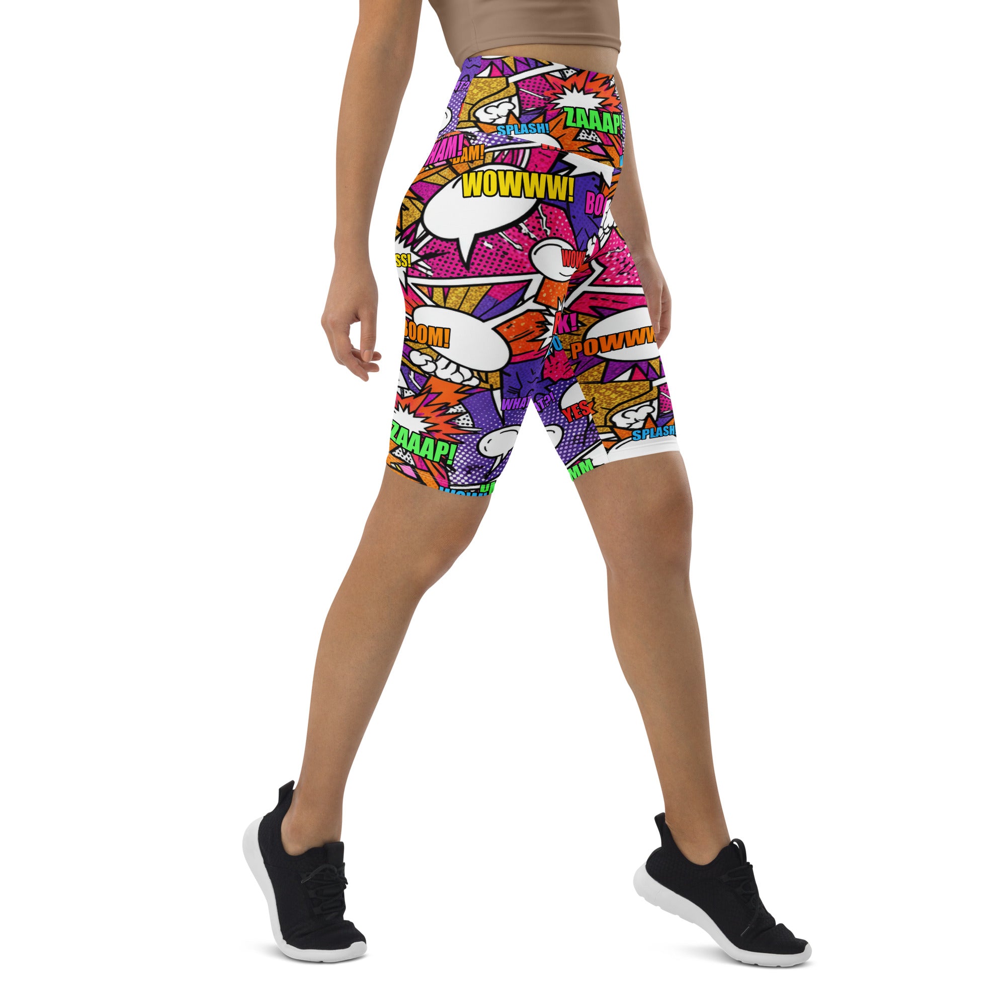 Comic Strip Disco Funk Bike Shorts | GearBunch