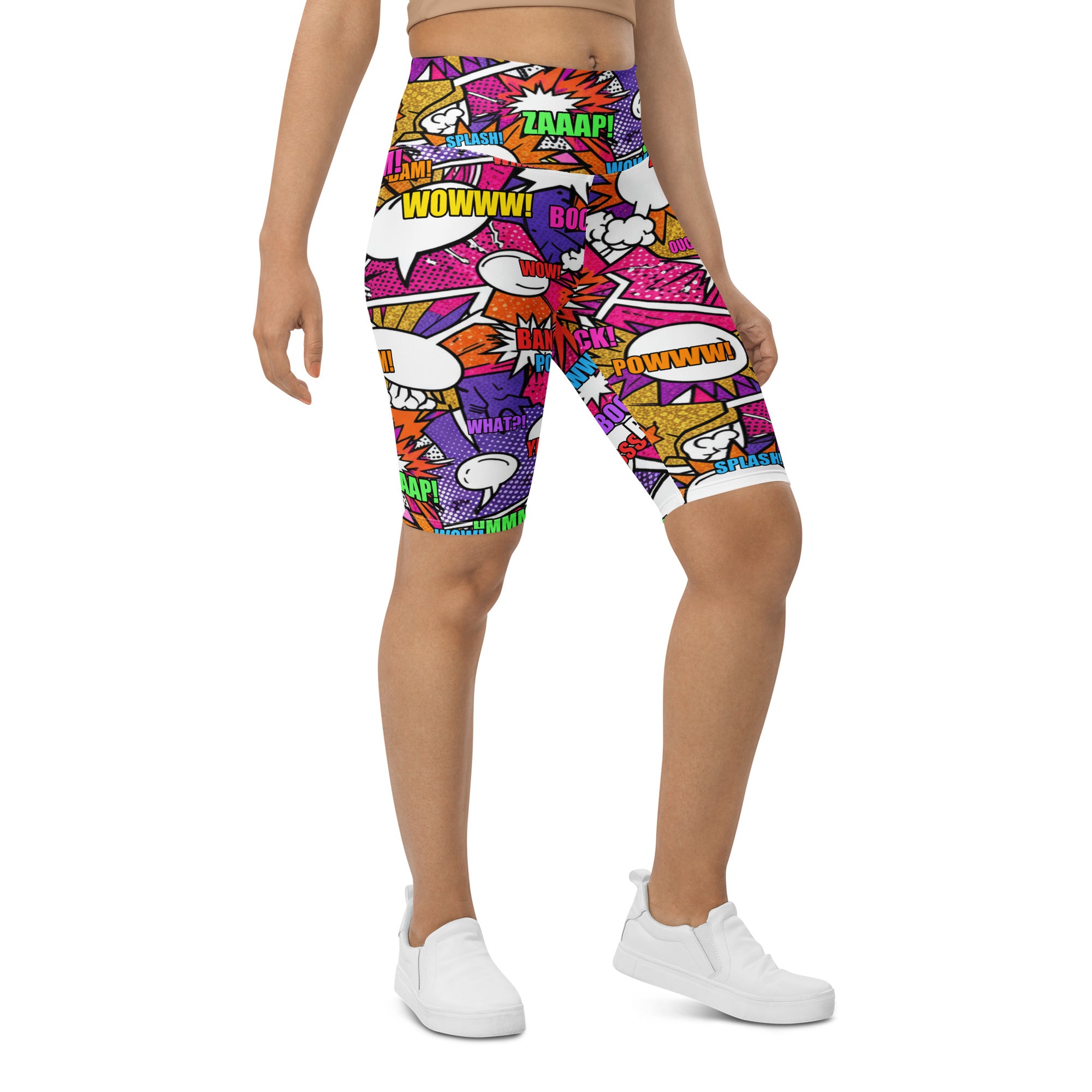 Comic Strip Disco Funk Bike Shorts | GearBunch