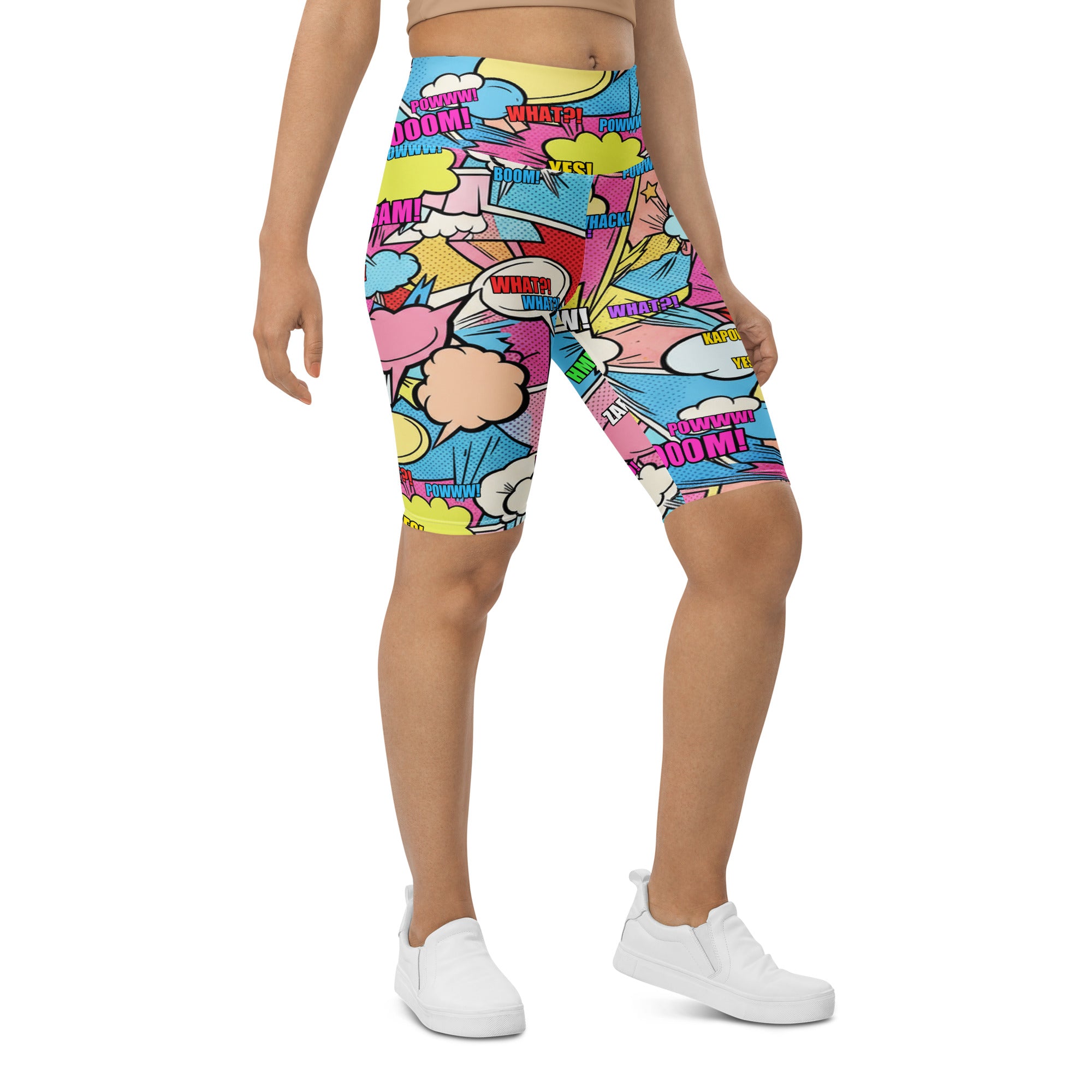 Comic Strip Kawaii Cute Bike Shorts | GearBunch