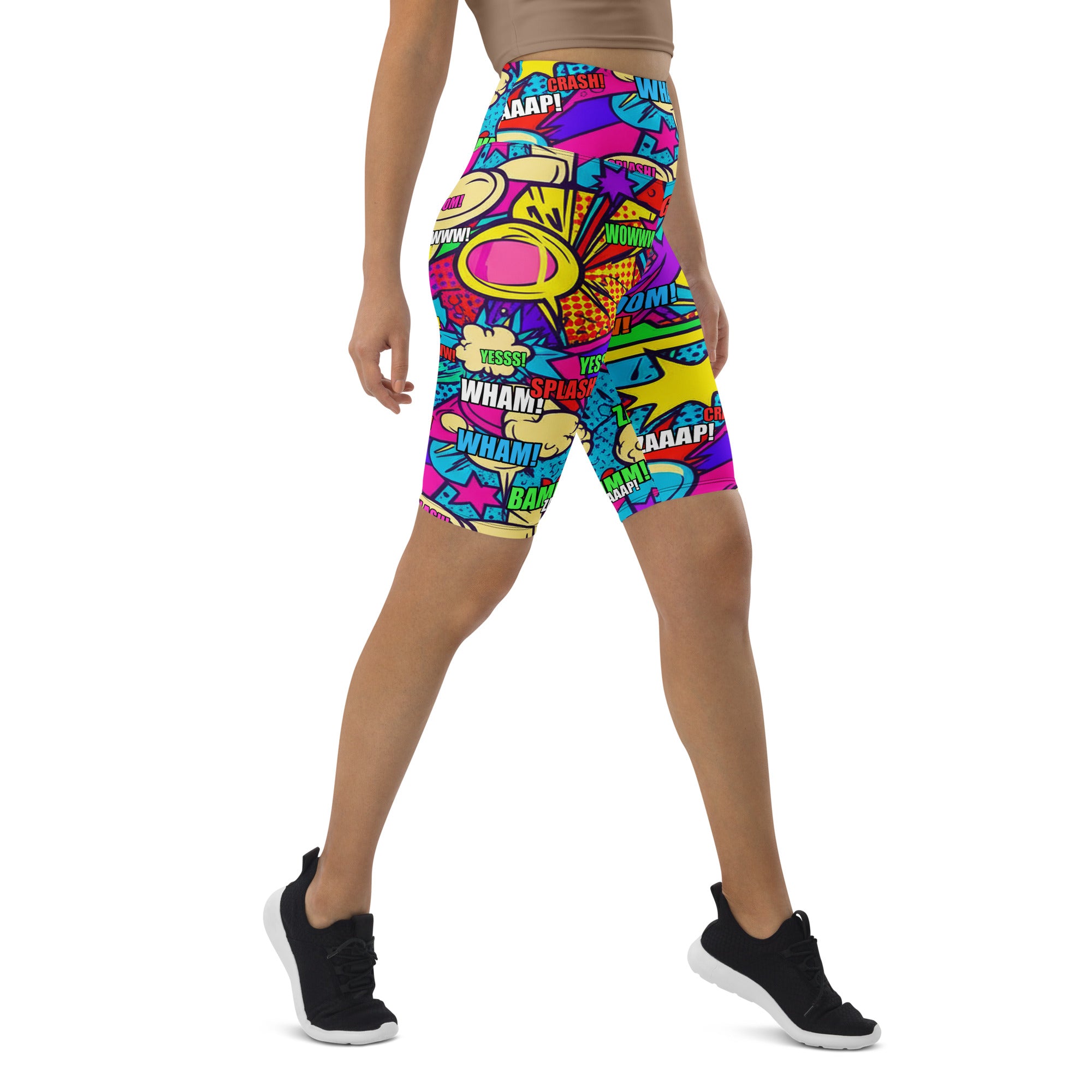 Comic Strip Pirate Adventure Bike Shorts | GearBunch
