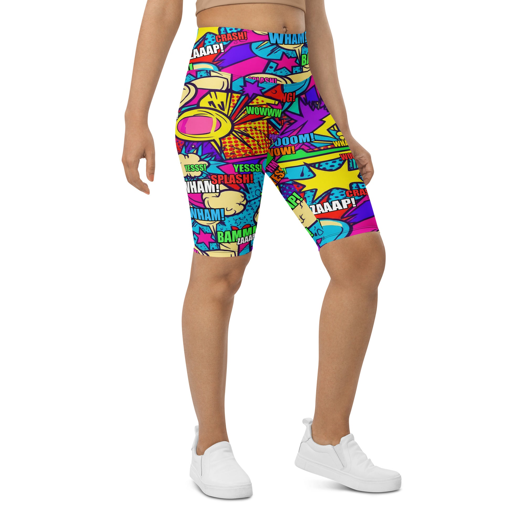 Comic Strip Pirate Adventure Bike Shorts | GearBunch