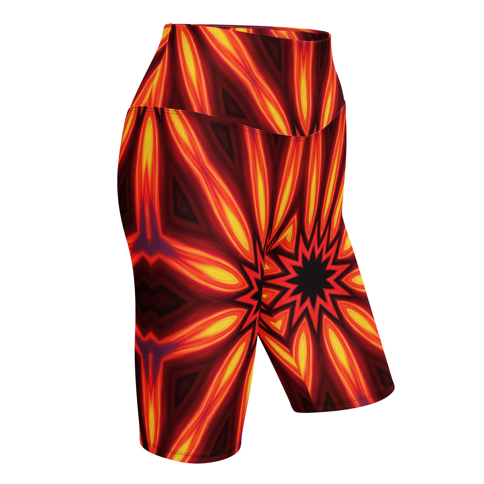 Psychedelic Infrared Bike Shorts | GearBunch
