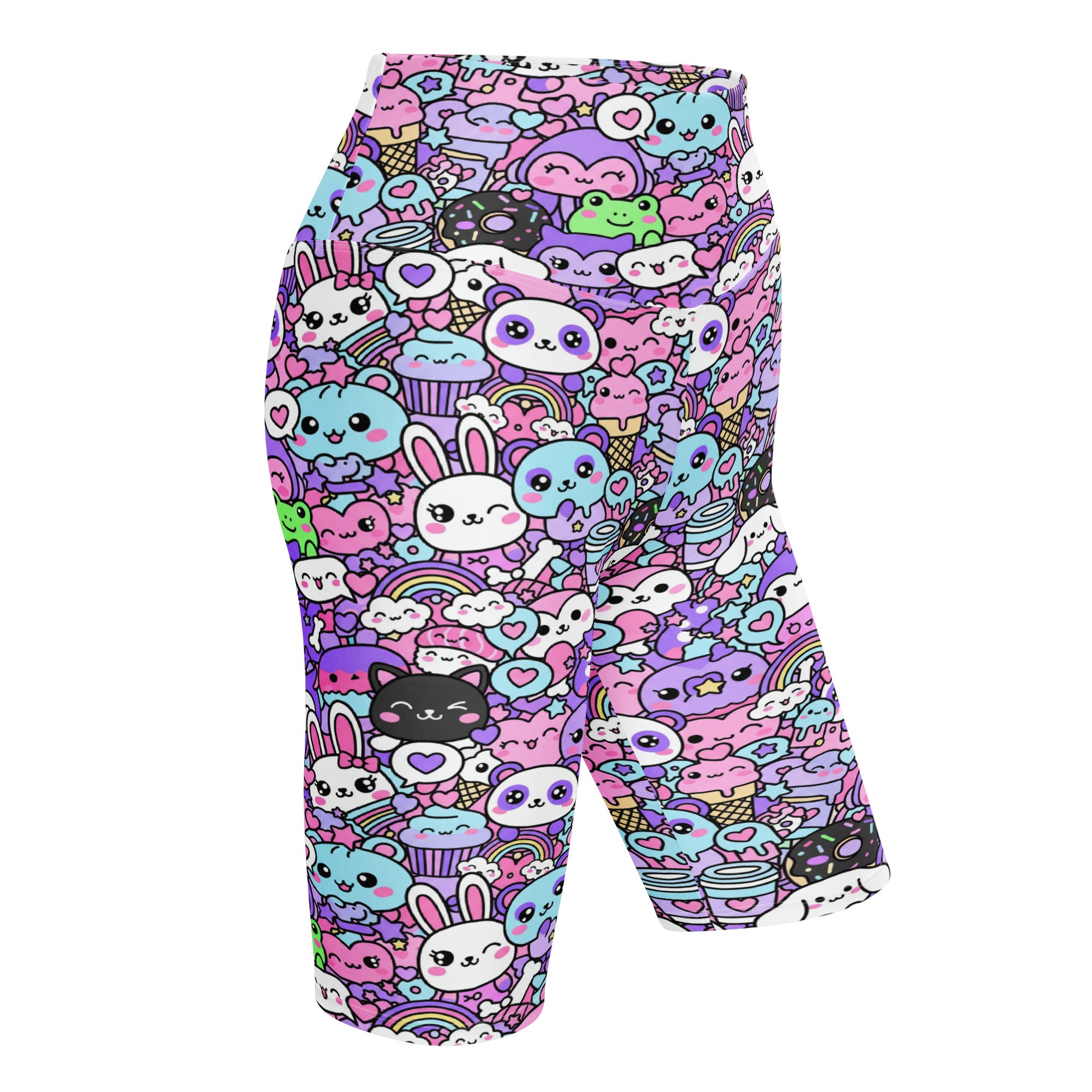 Kawaii Pastel Goth Bike Shorts | GearBunch