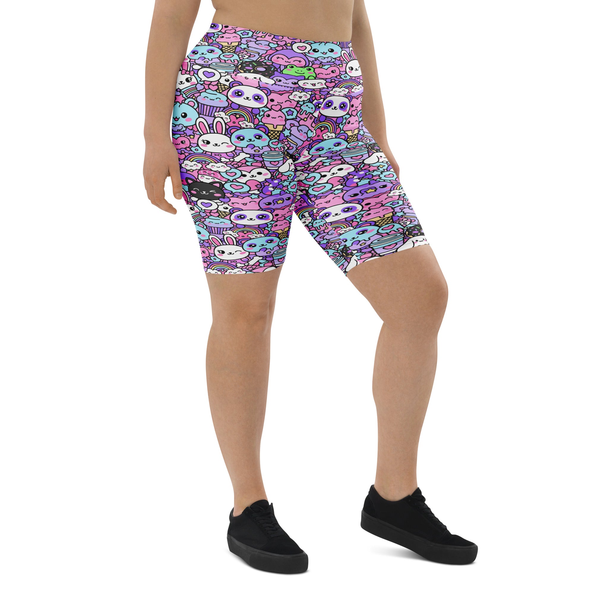 Kawaii Pastel Goth Bike Shorts | GearBunch
