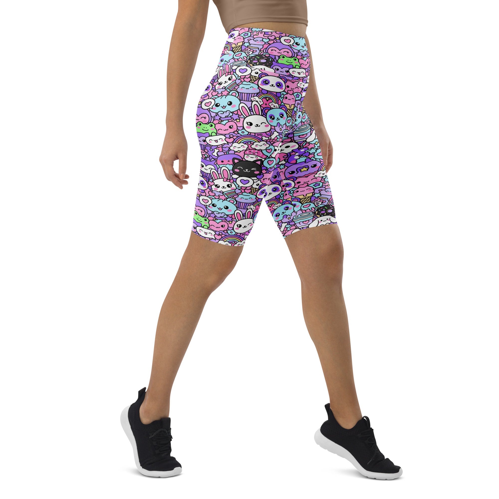 Kawaii Pastel Goth Bike Shorts | GearBunch