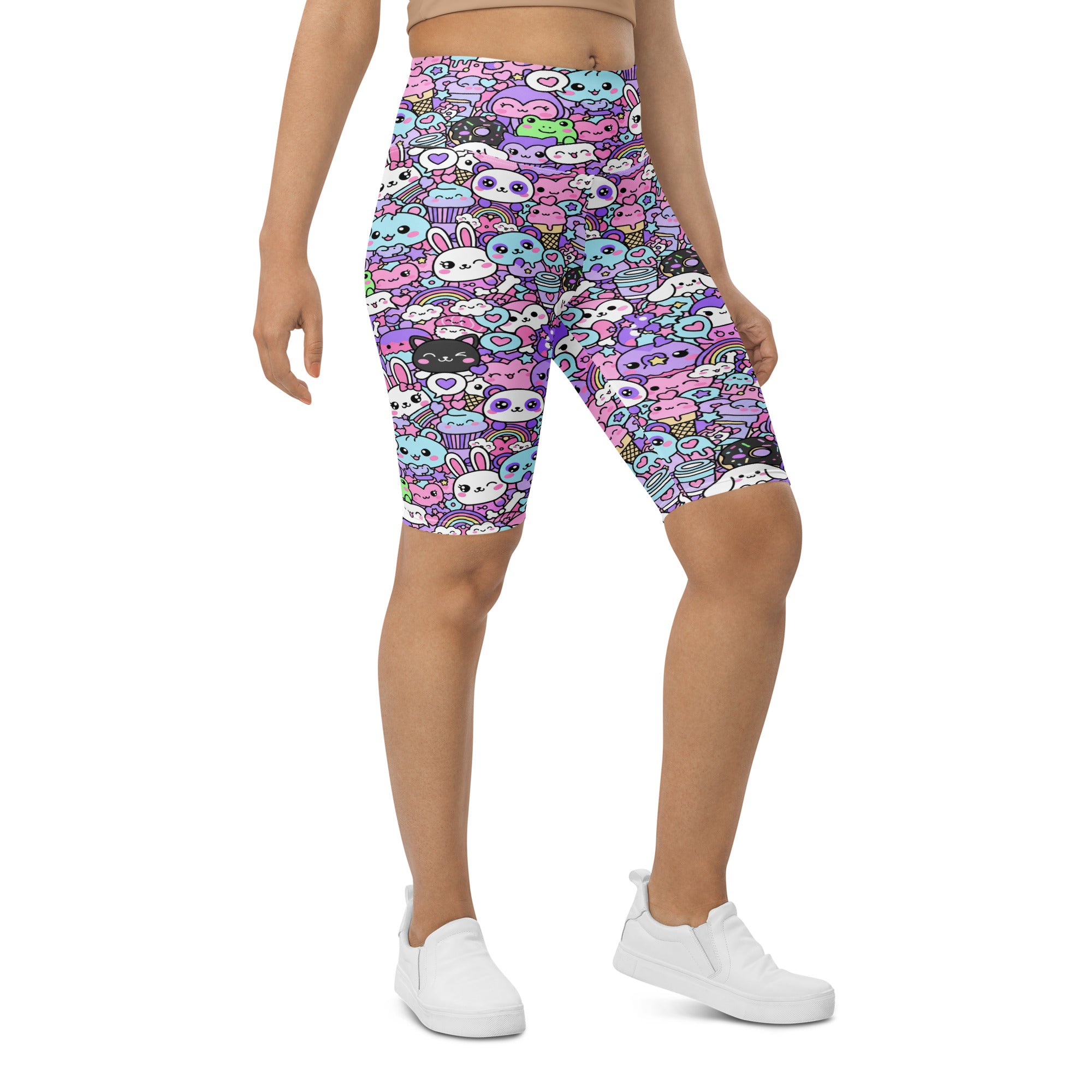 Kawaii Pastel Goth Bike Shorts | GearBunch