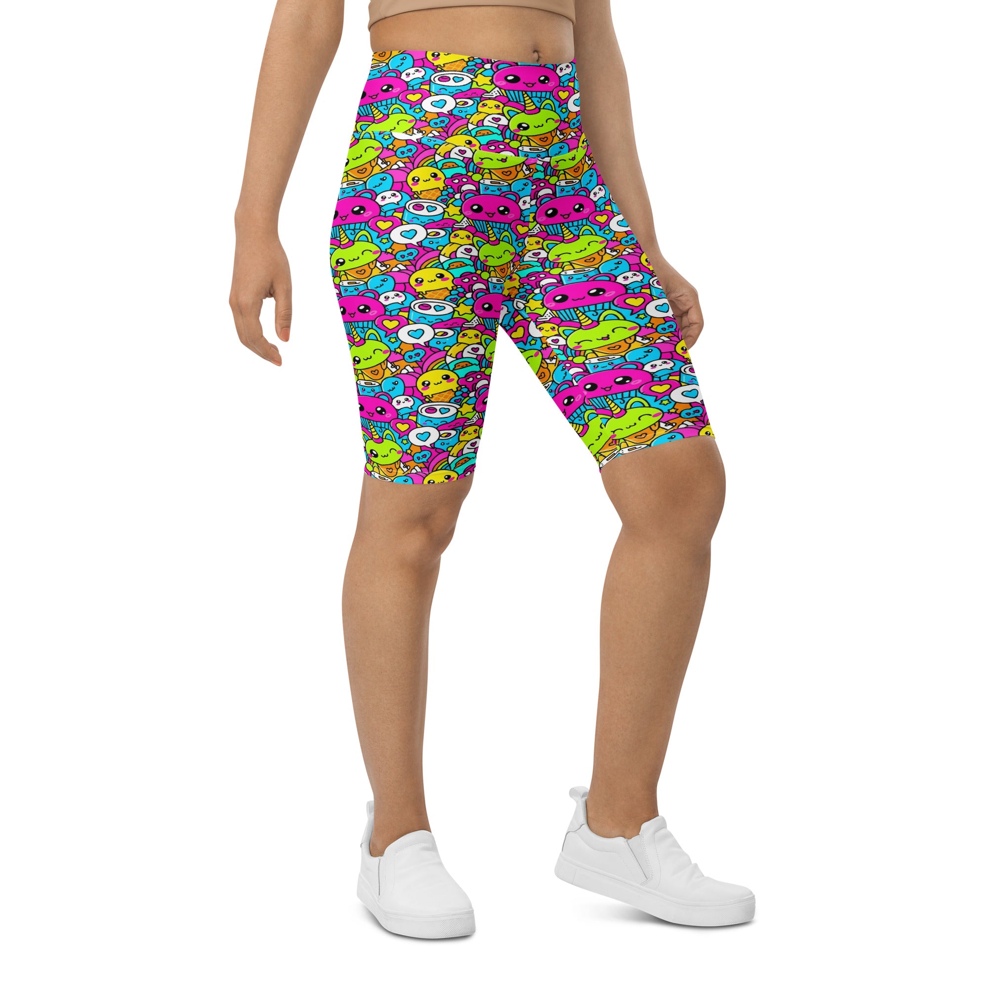 Kawaii Candy Land Bike Shorts | GearBunch