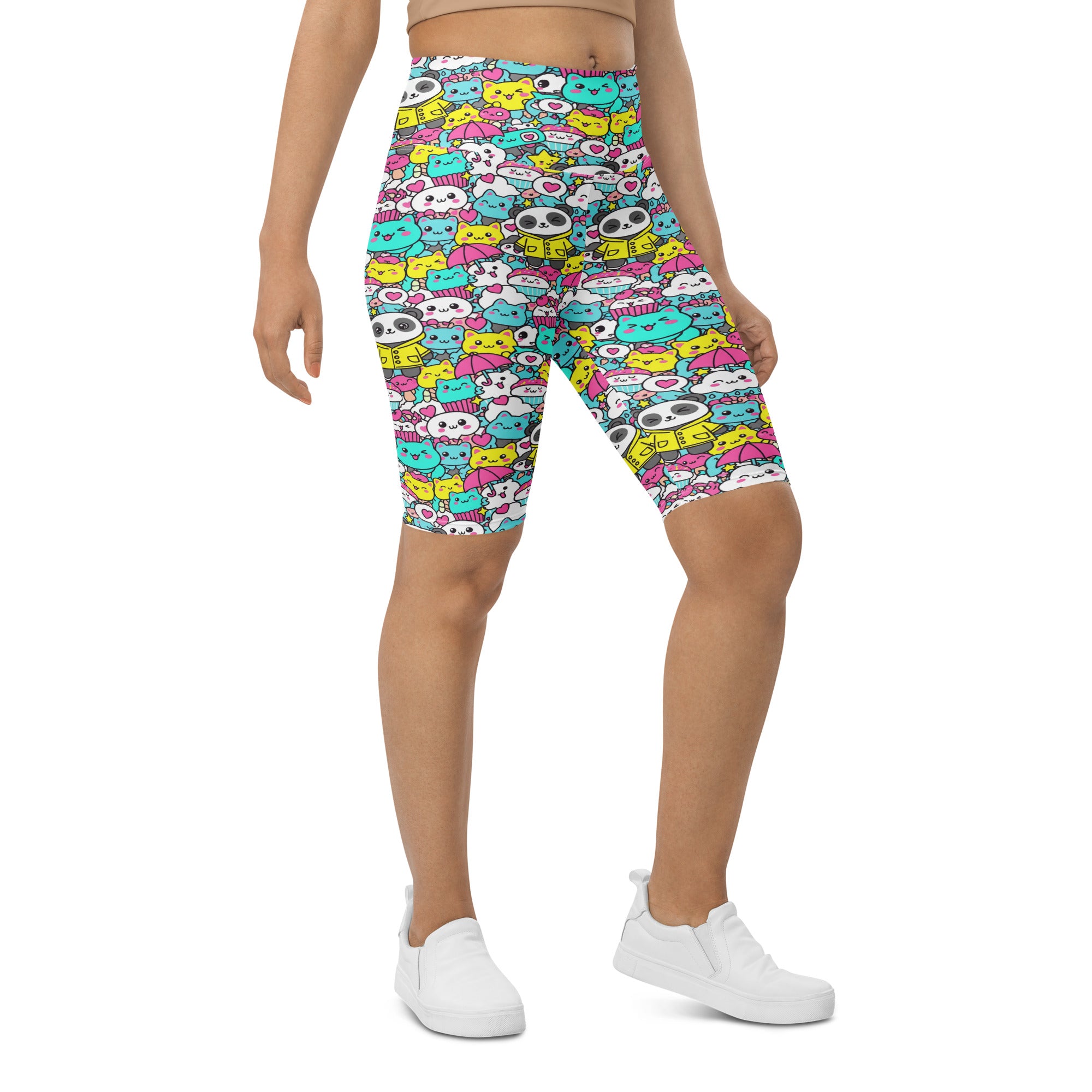 Kawaii Rainy Day Bike Shorts | GearBunch