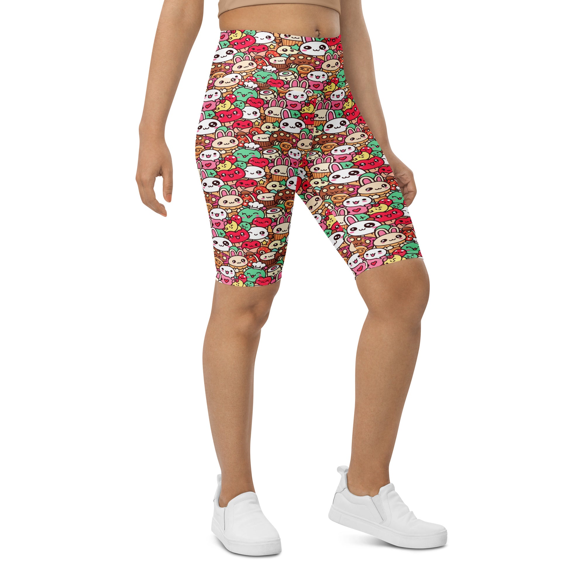 Kawaii Bakery Shop Bike Shorts | GearBunch