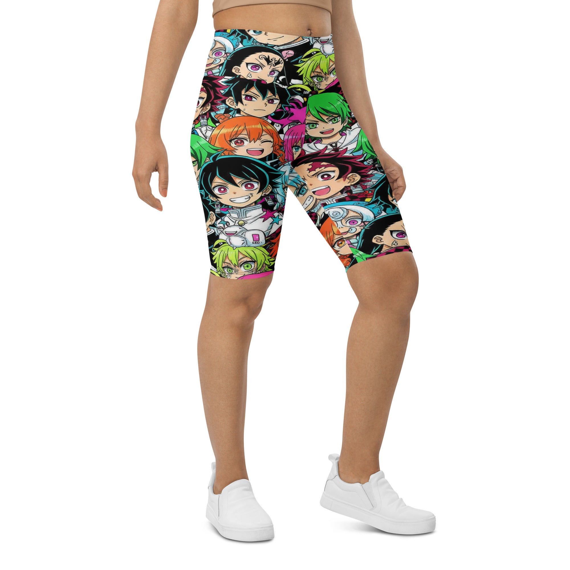 Demon Slayer Style Bike Shorts | GearBunch