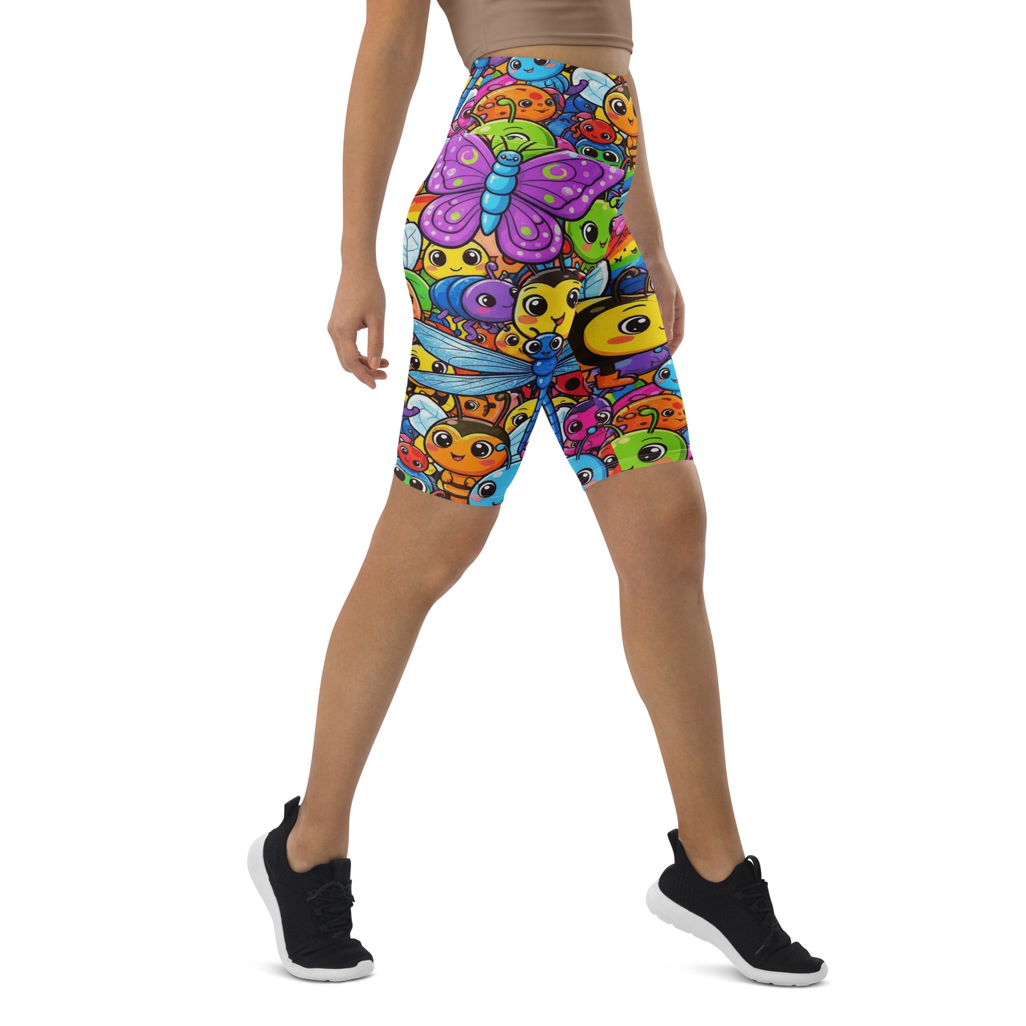 Vibrant Bug Life Bike Shorts | GearBunch