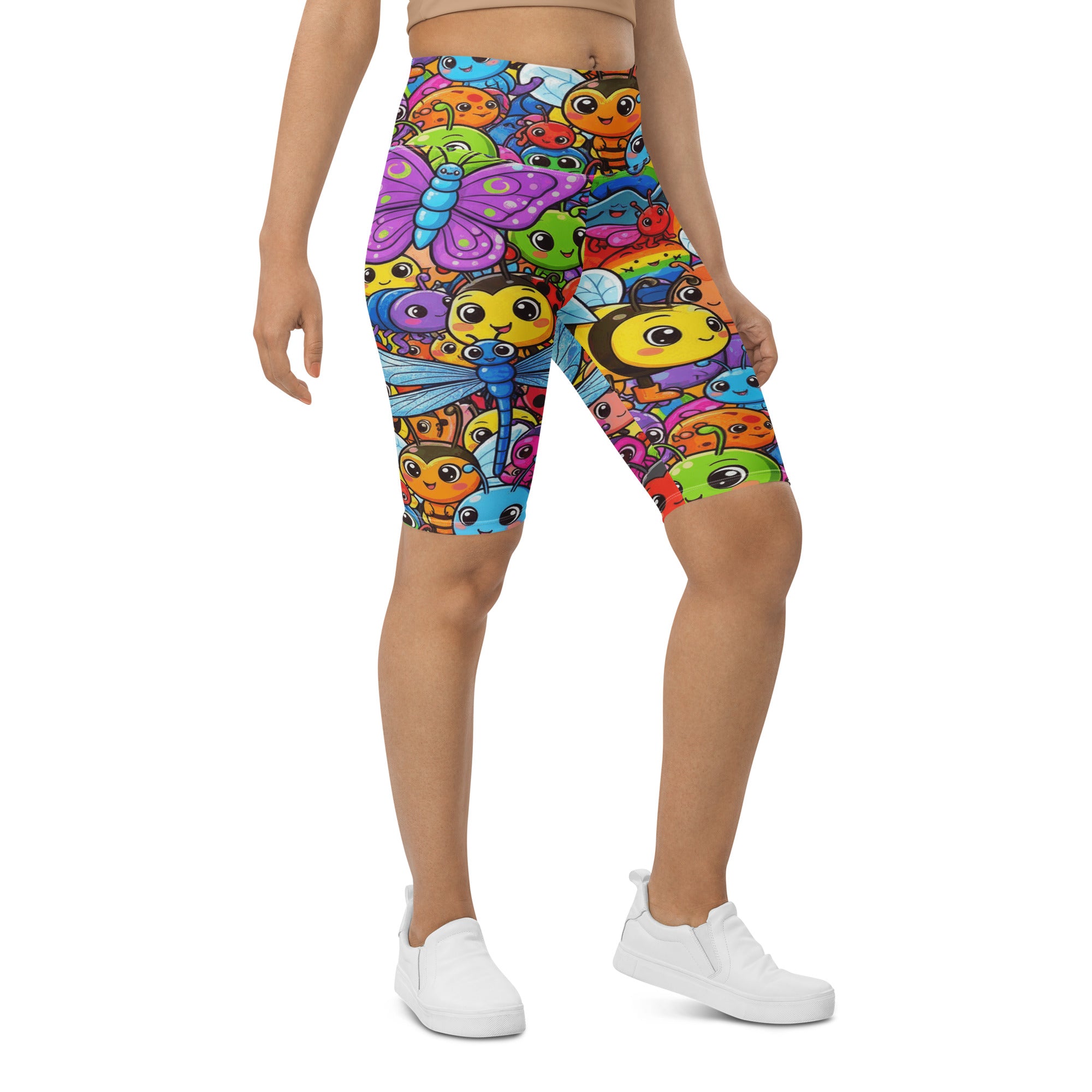 Vibrant Bug Life Bike Shorts | GearBunch