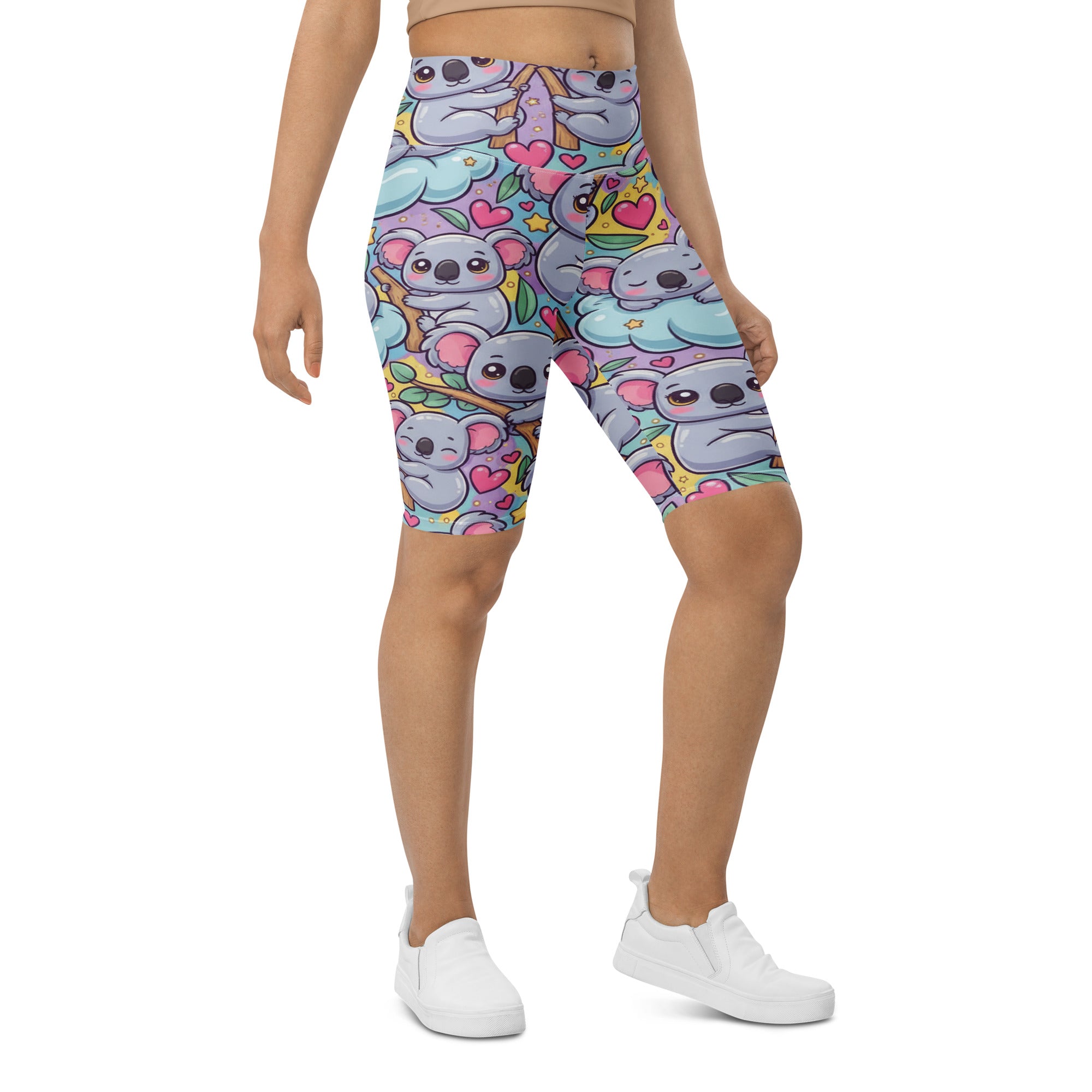 Vibrant Koala and Friends Bike Shorts | GearBunch