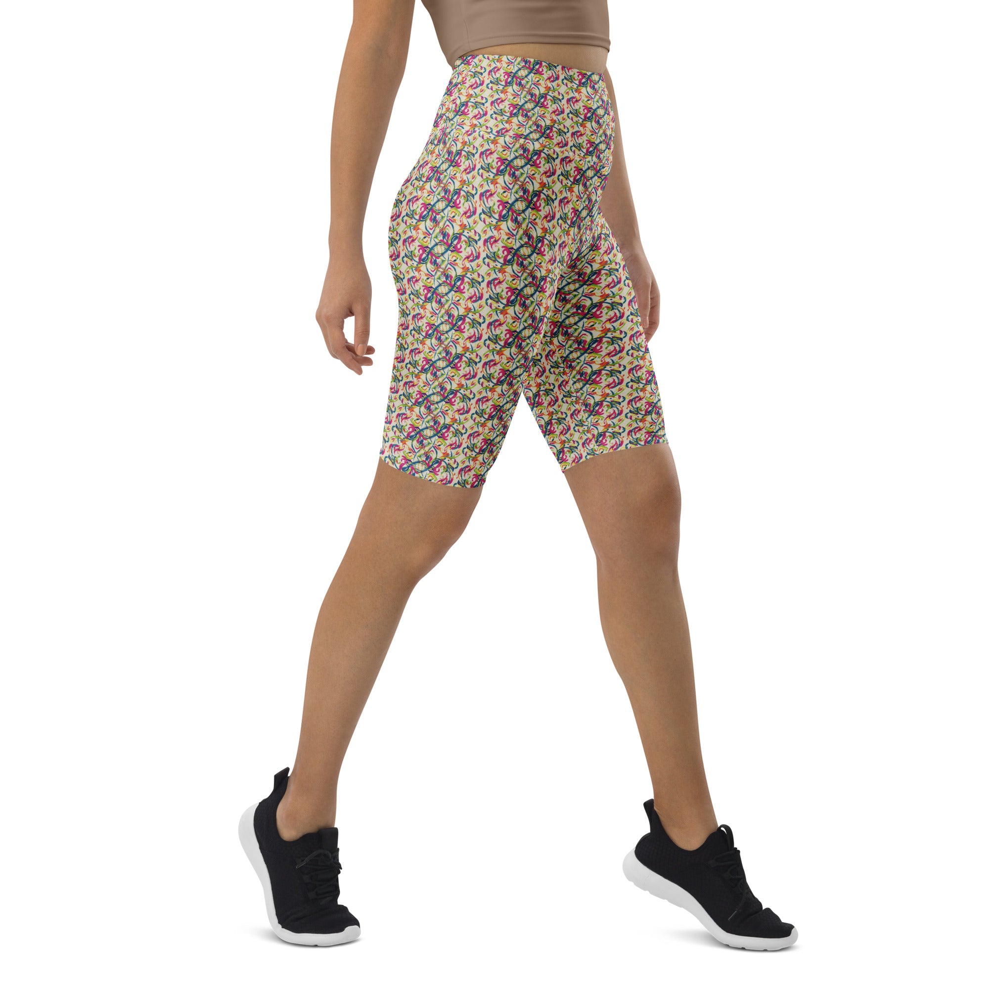 Ciao Bella Script Bike Shorts | GearBunch