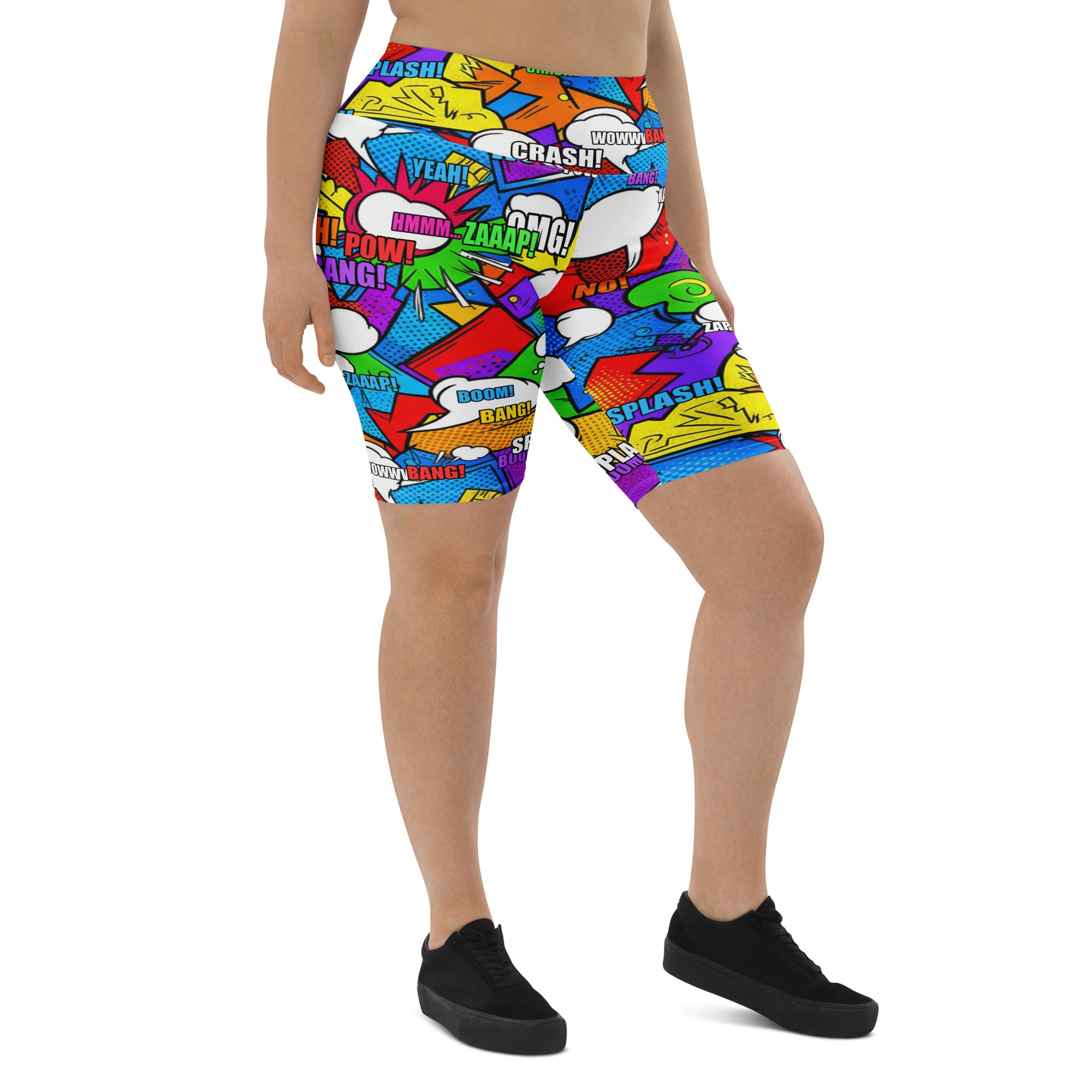 Comic Strip Classic Hero Bike Shorts | GearBunch