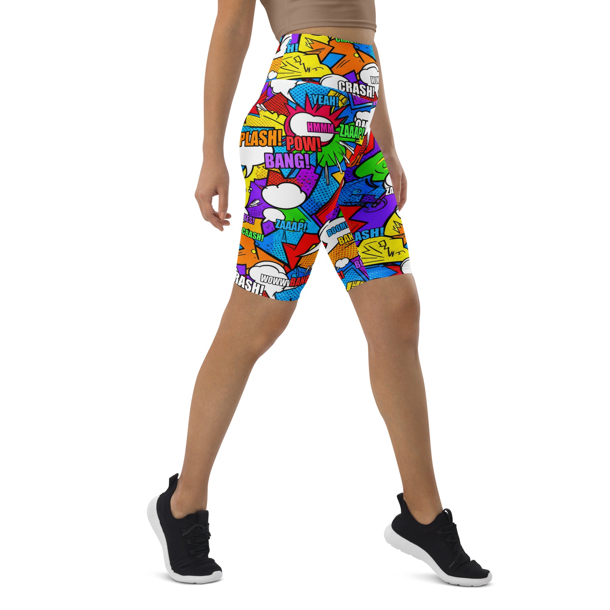 Comic Strip Classic Hero Bike Shorts | GearBunch