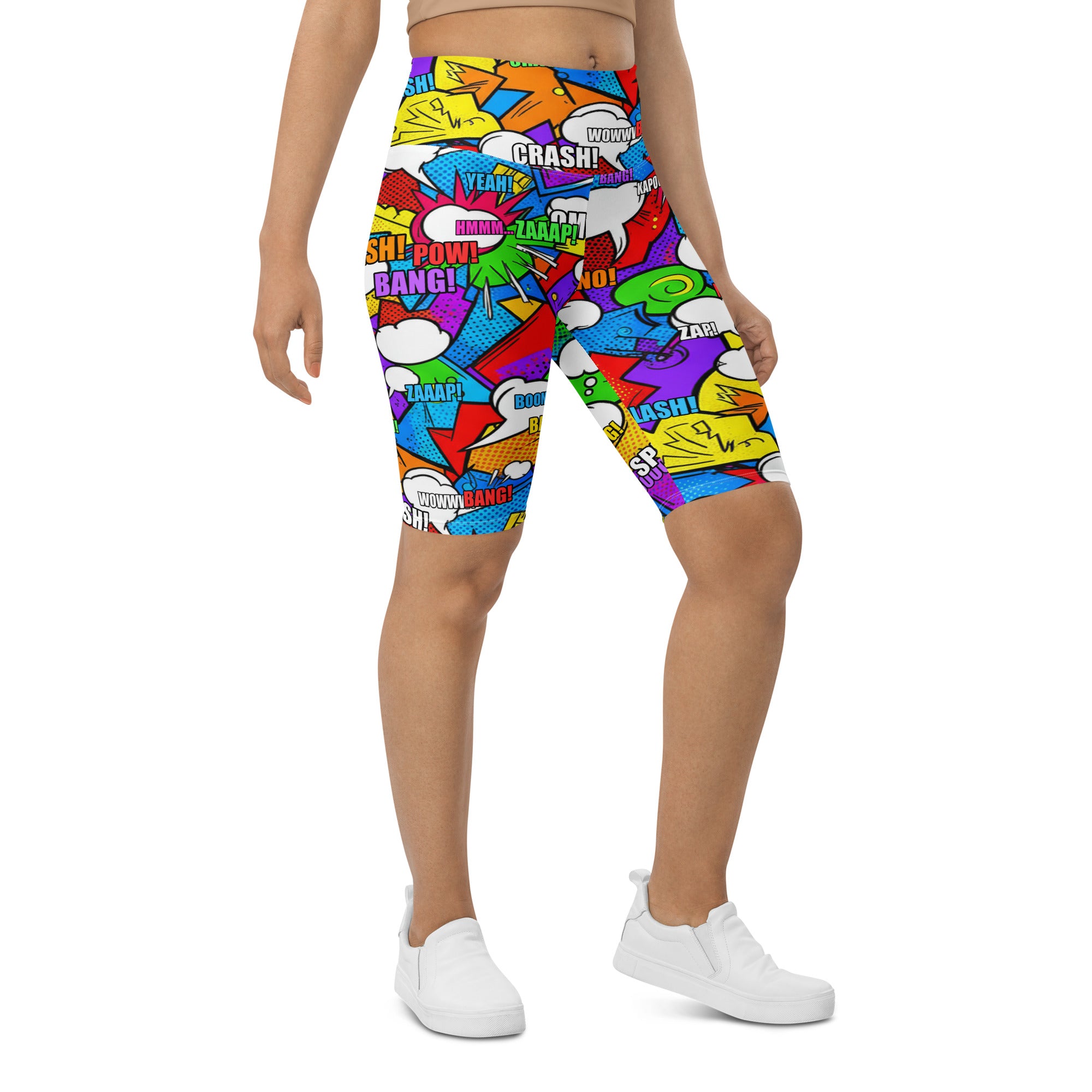 Comic Strip Classic Hero Bike Shorts | GearBunch