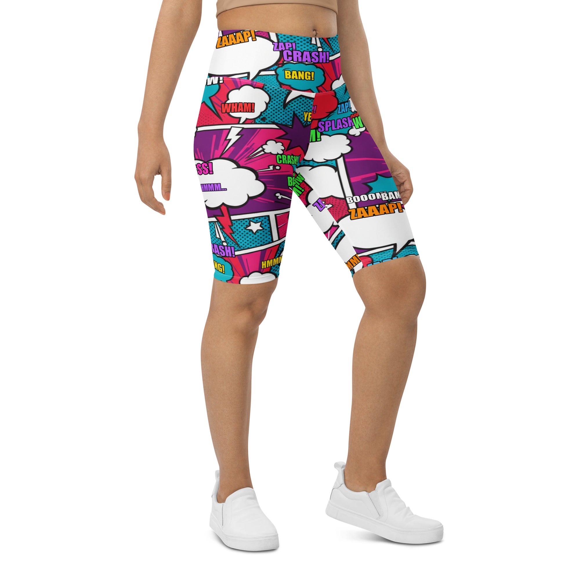 Comic Strip Roller Derby Bike Shorts | GearBunch