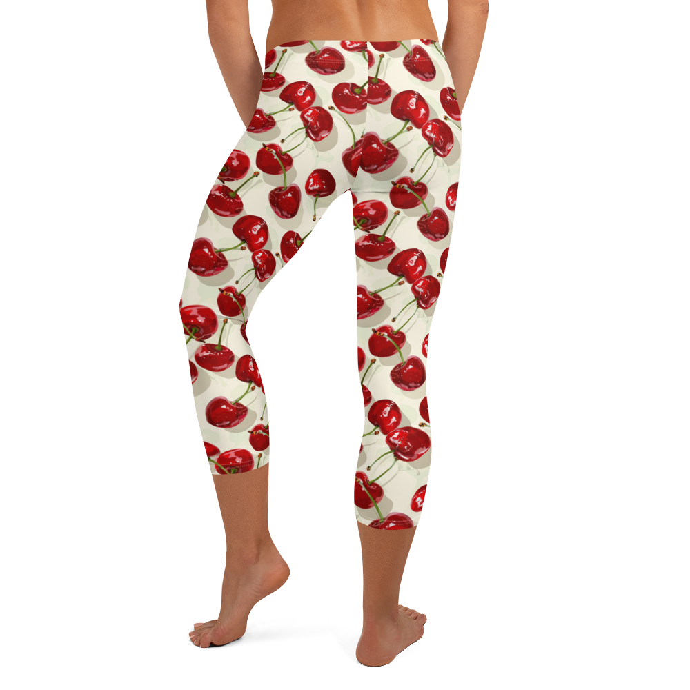 Juicy Cherry Capris Rear View