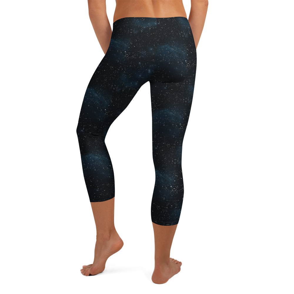 Starry Night Capris Rear View
