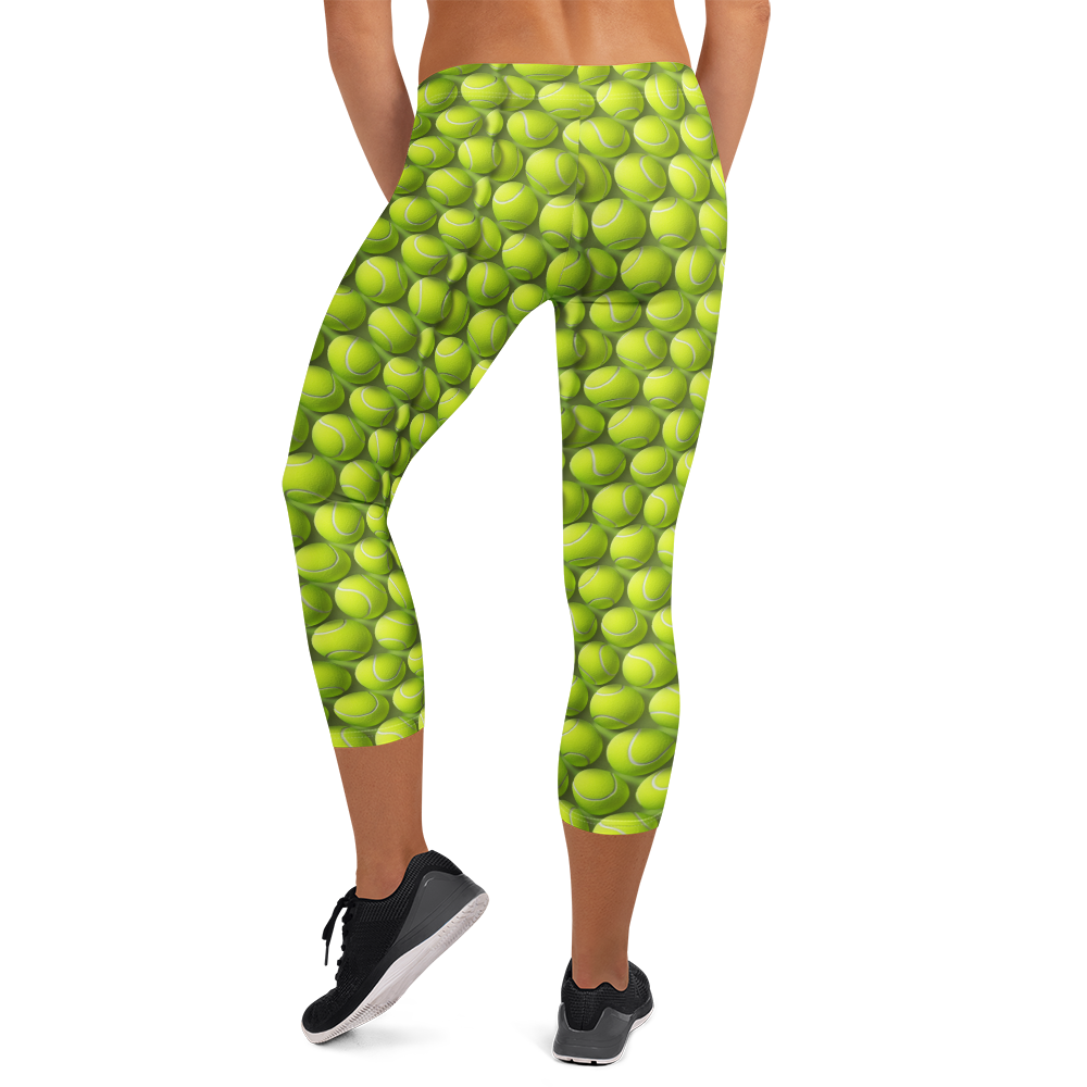 Tennis Ball Capris Rear View