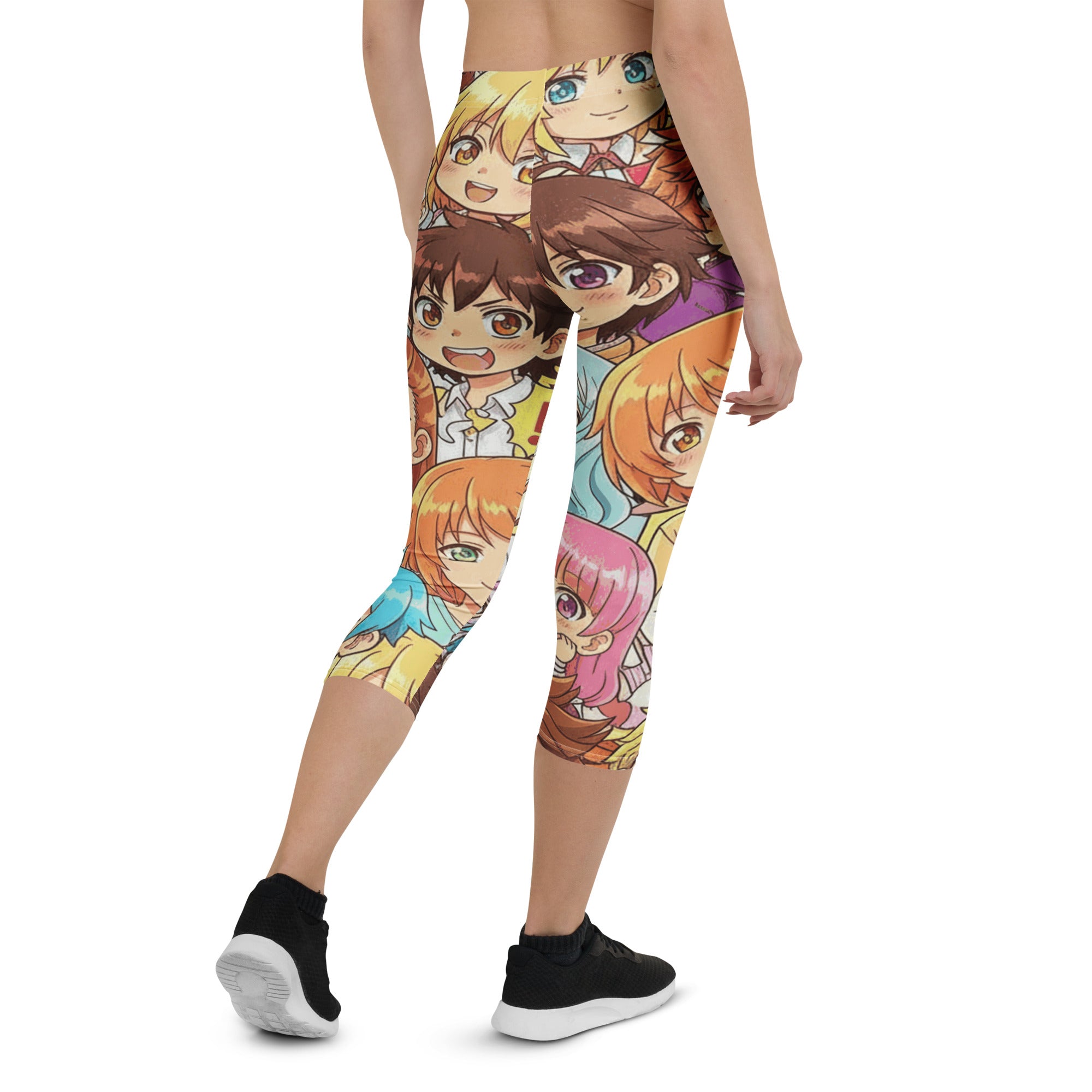 Anime Cat Cafe Capri Leggings | GearBunch