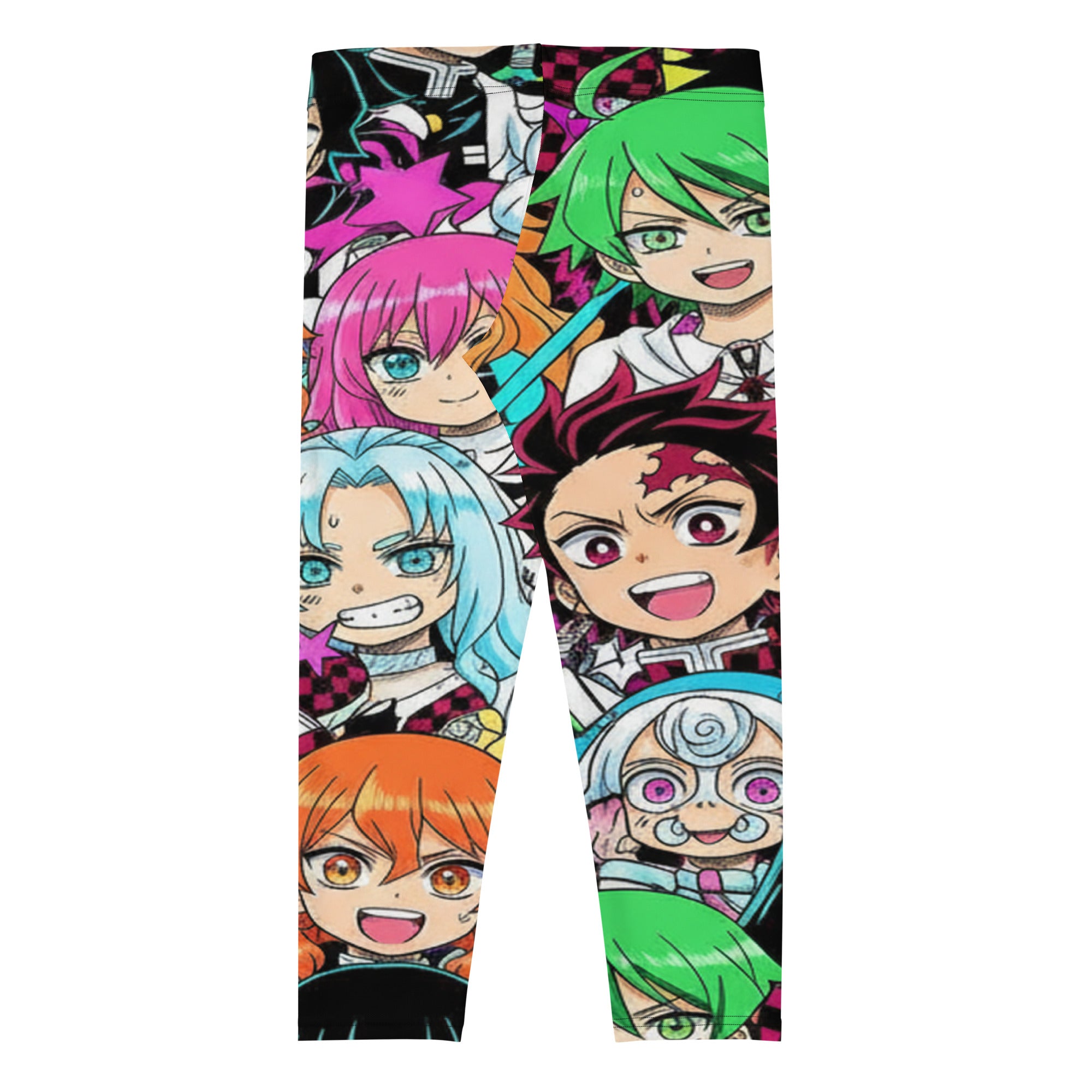 Demon Slayer Style Capri Leggings | GearBunch