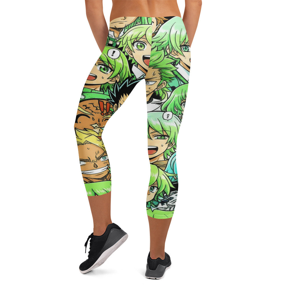 Anime Forest Spirit Capri Leggings | GearBunch