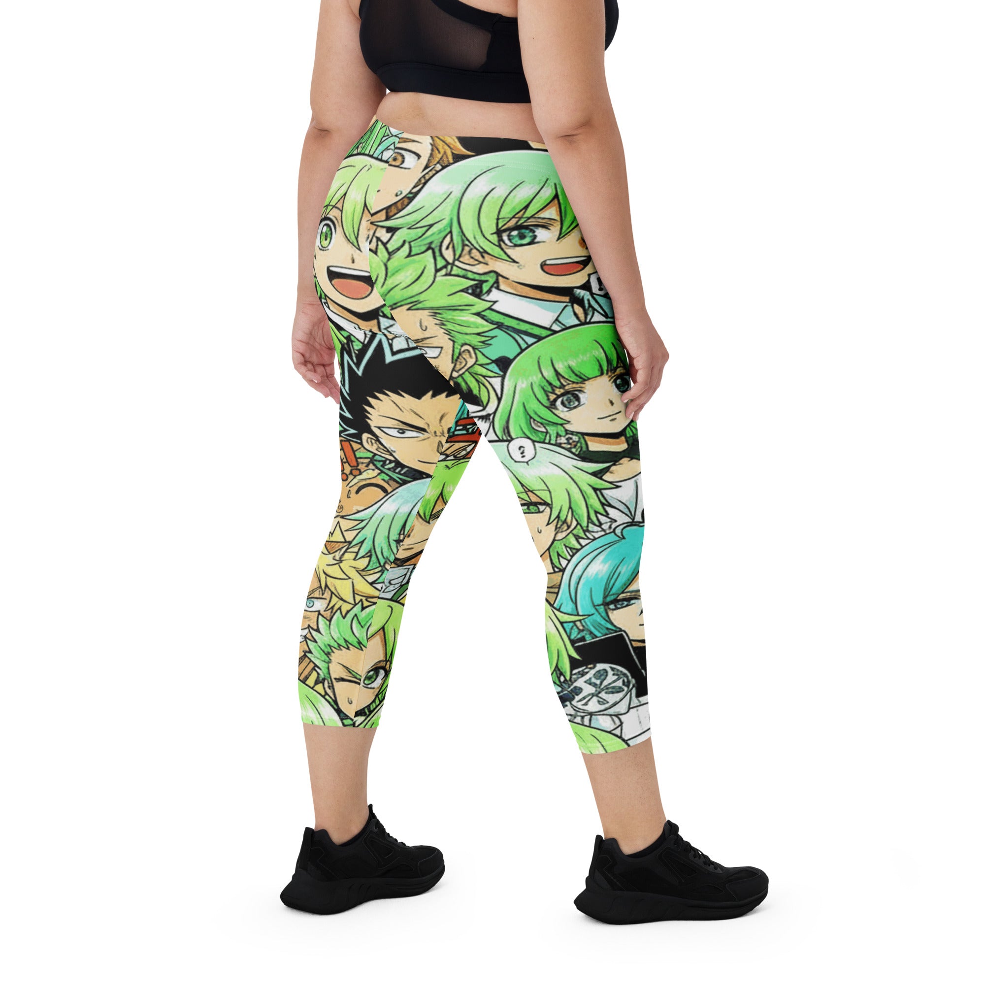 Anime Forest Spirit Capri Leggings | GearBunch