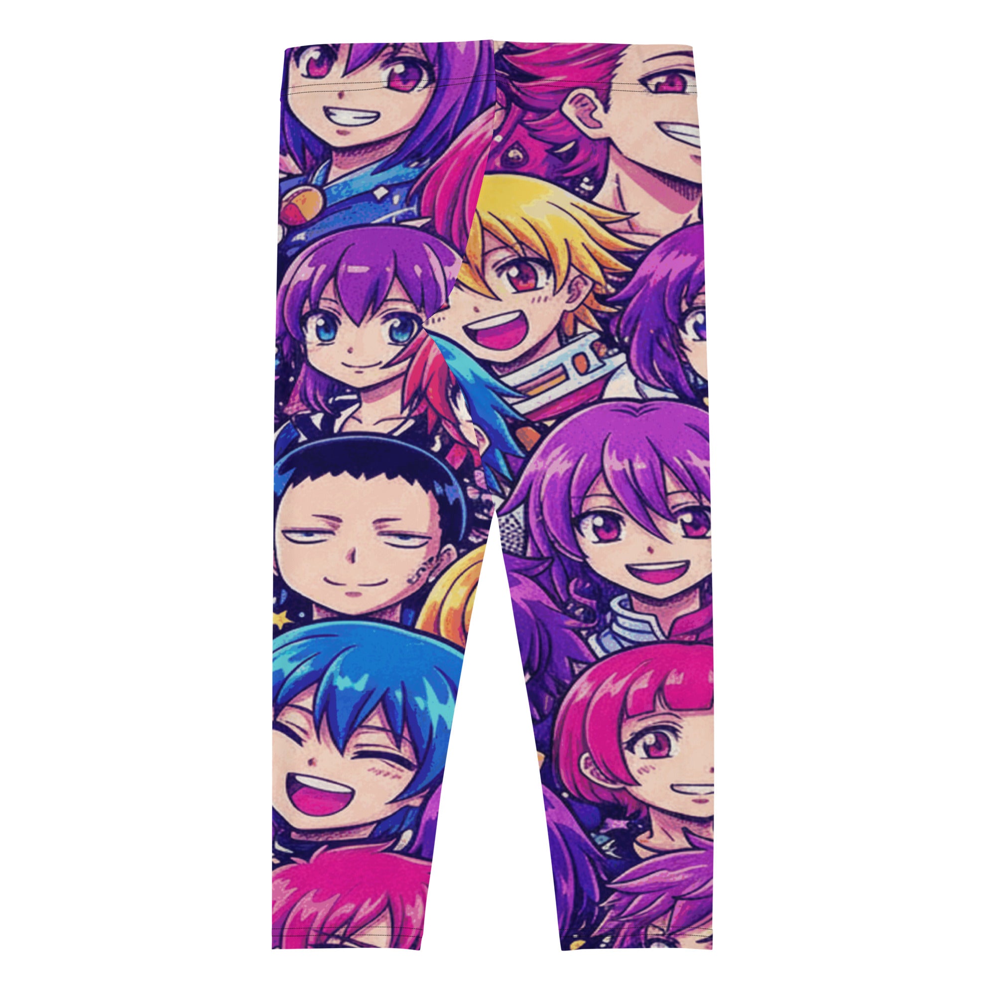 Anime Galaxy Hero Capri Leggings | GearBunch