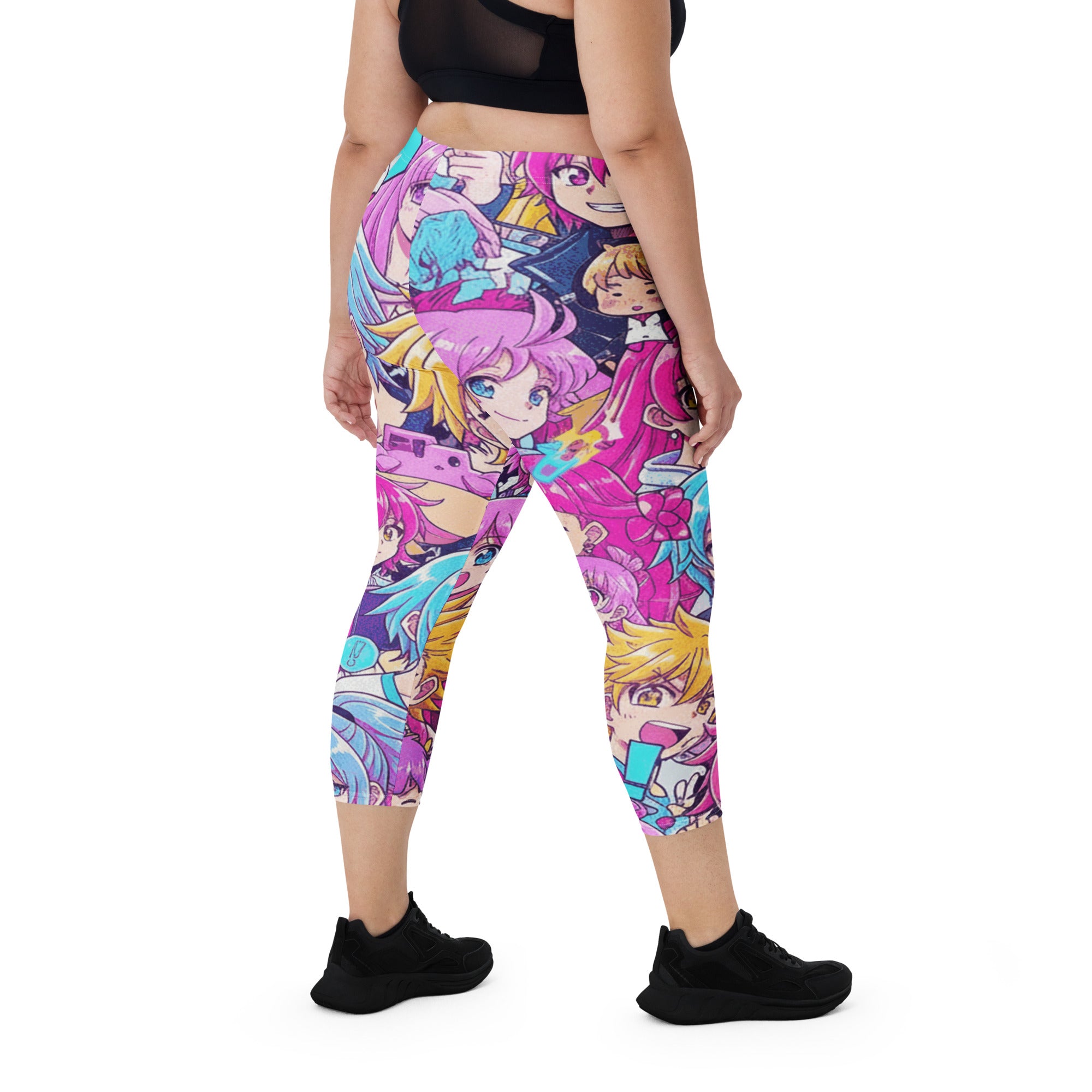 Anime Magical Girl Capri Leggings | GearBunch