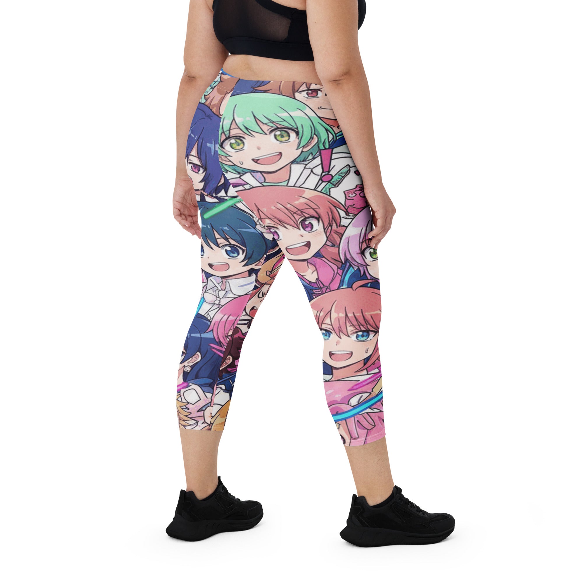 Anime Sakura School Capri Leggings | GearBunch