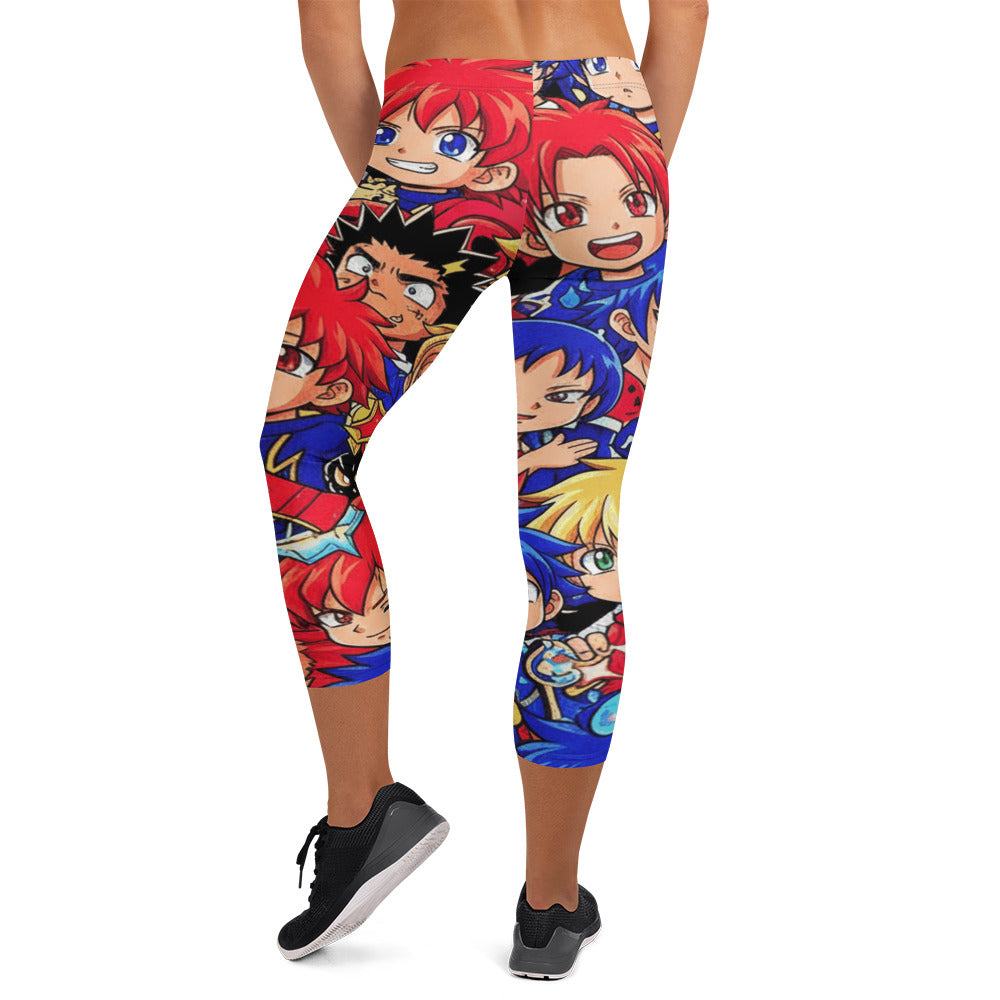 Anime Street Fighter Capri Leggings | GearBunch