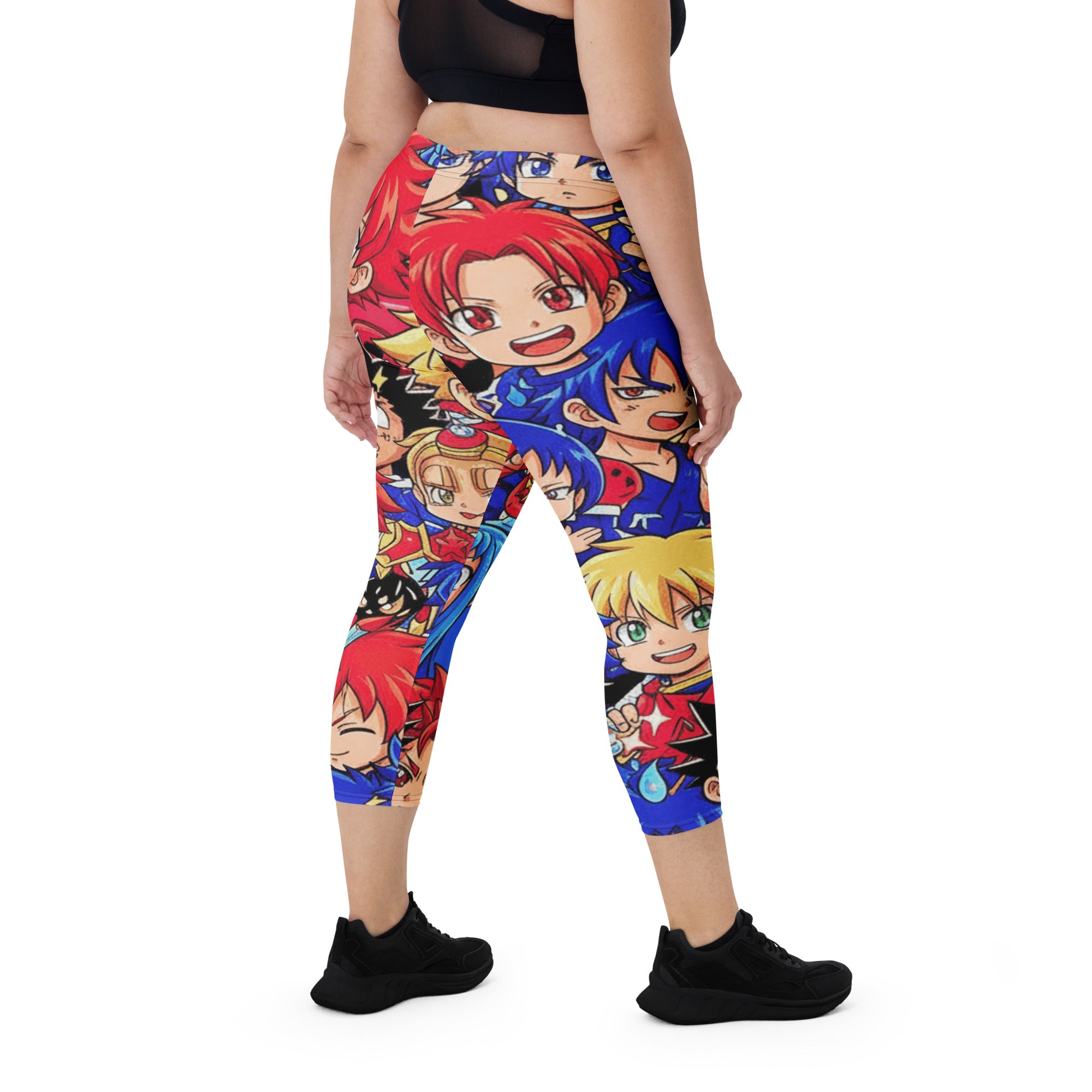 Anime Street Fighter Capri Leggings | GearBunch