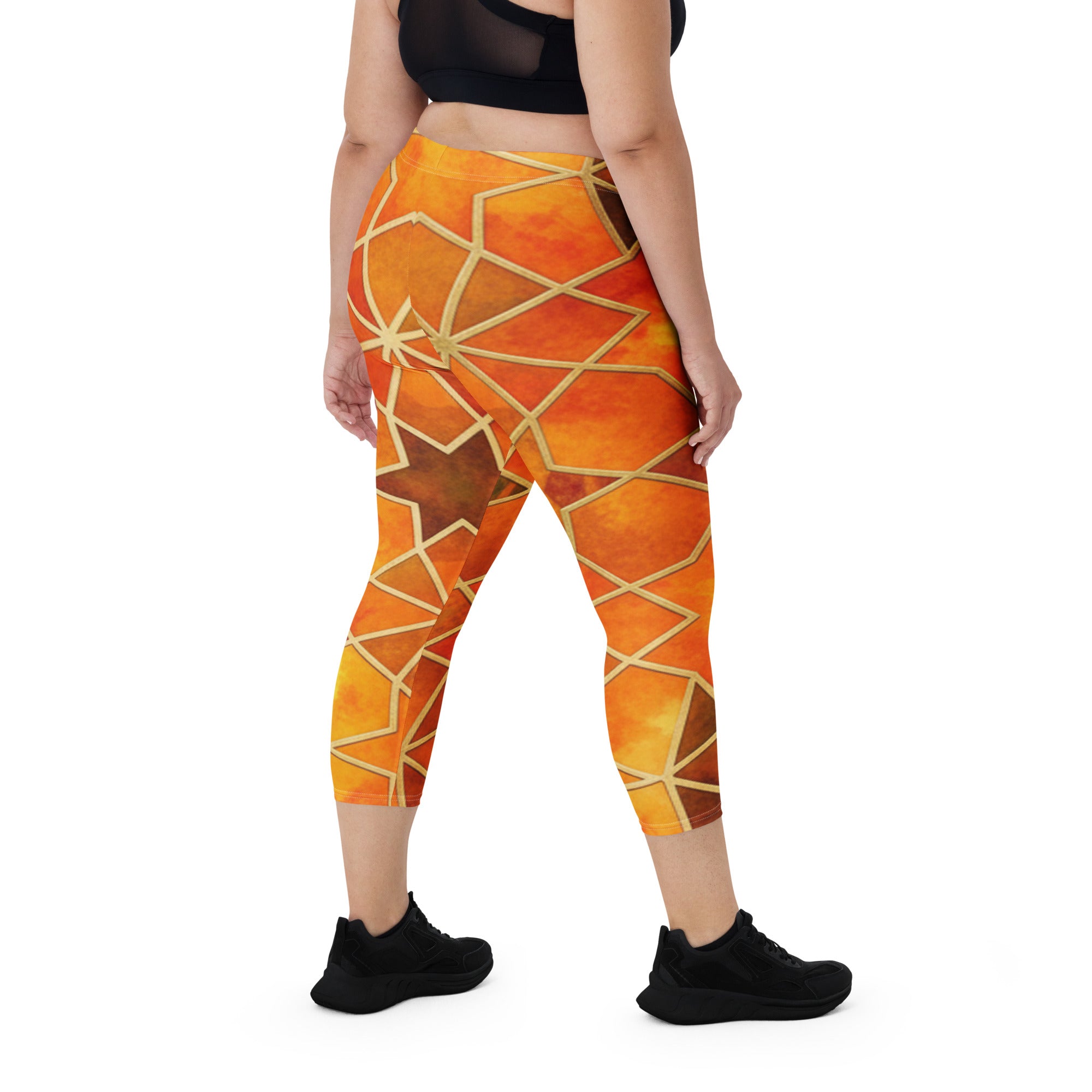 Autumn Spice Capri Leggings | GearBunch