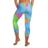 Bold and colourful Arabic Festival Capri Leggings featuring geometric shapes and vivid colours. GearBunch Capri Leggings.