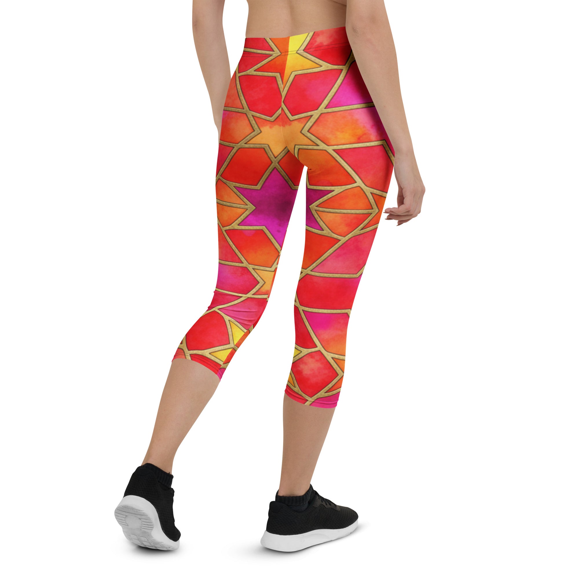 Fire Opal Capri Leggings | GearBunch