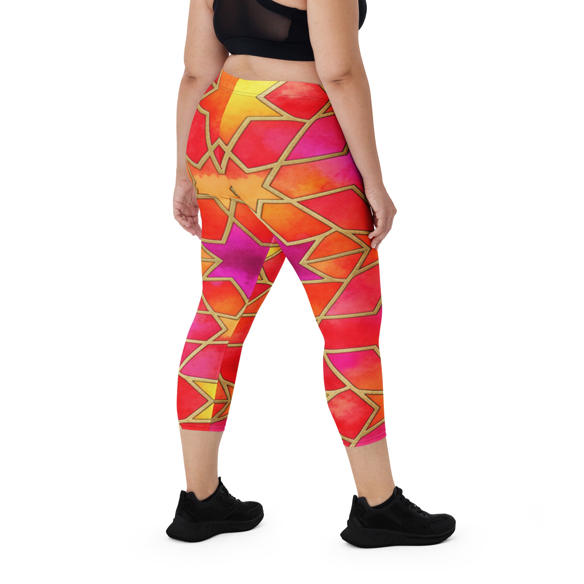 Fire Opal Capri Leggings | GearBunch