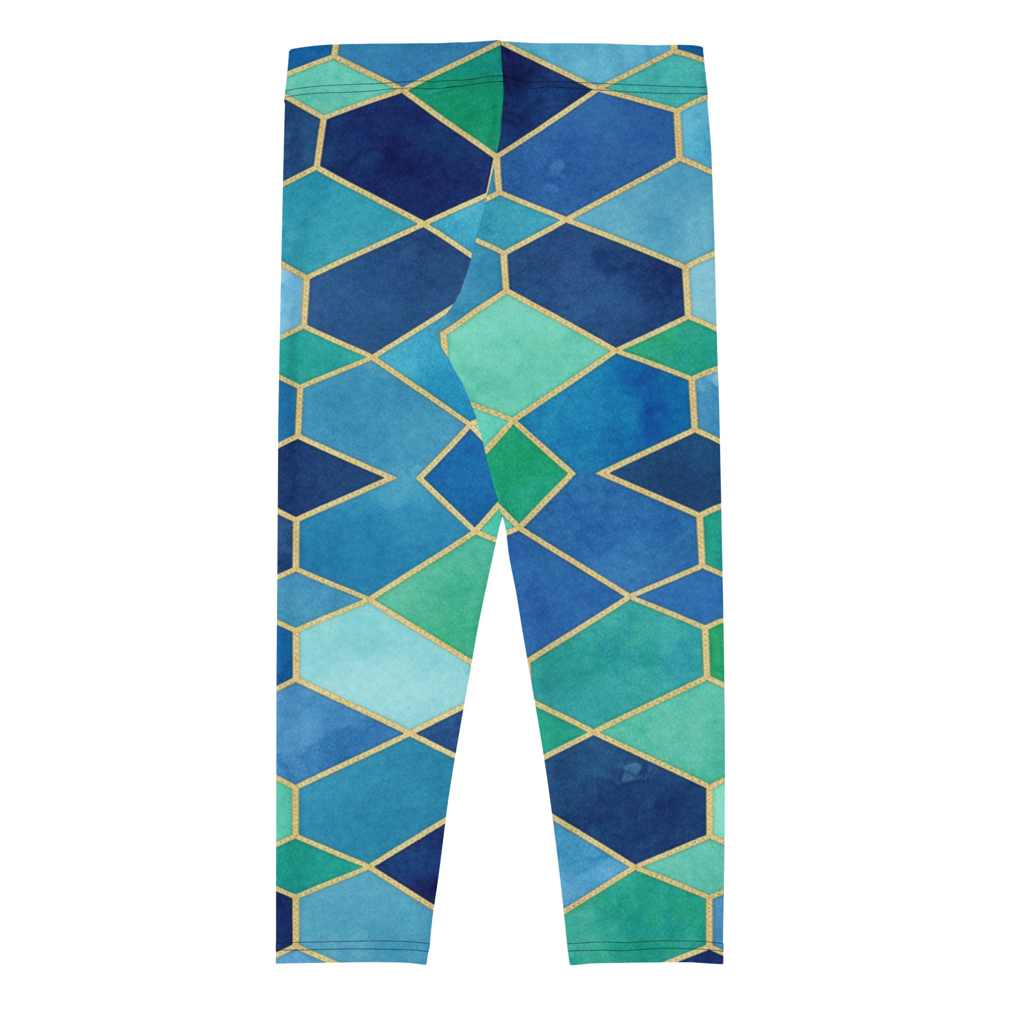 Ocean Blues Capri Leggings | GearBunch