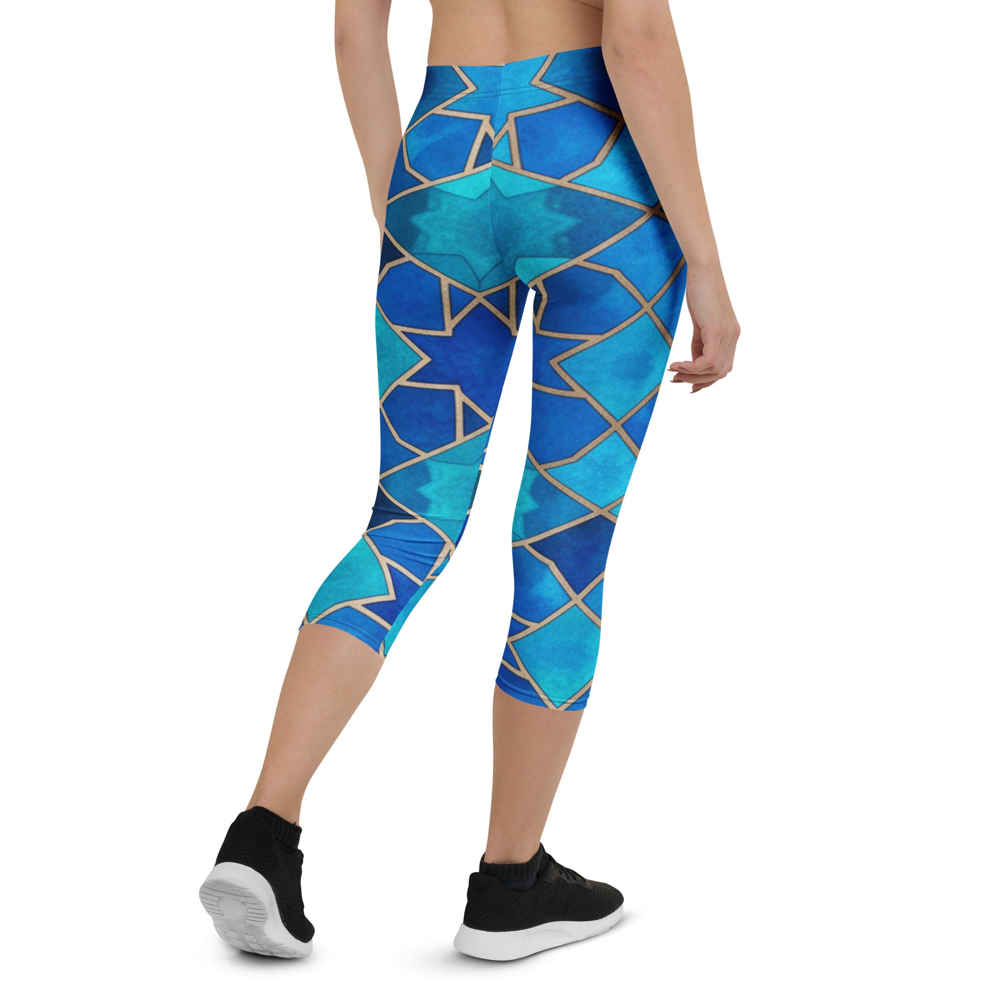 Sapphire Bronze Capri Leggings | GearBunch