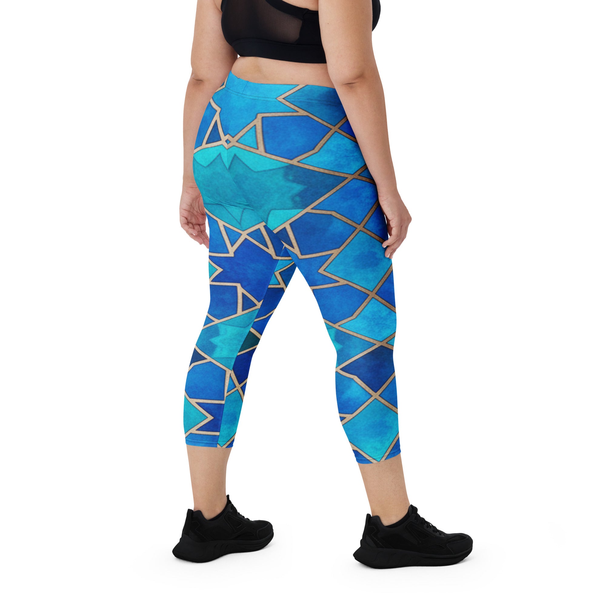 Sapphire Bronze Capri Leggings | GearBunch